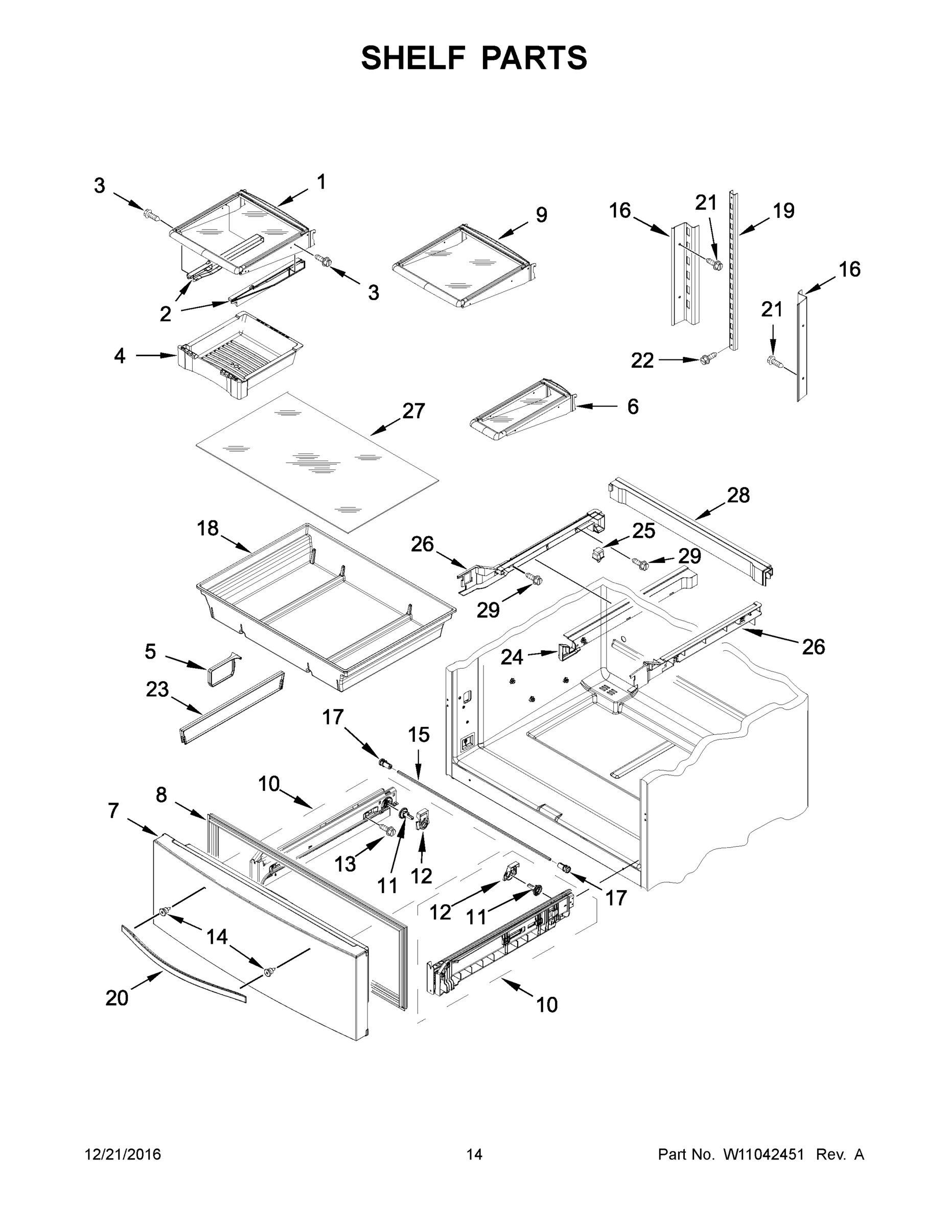 08 - SHELF PARTS