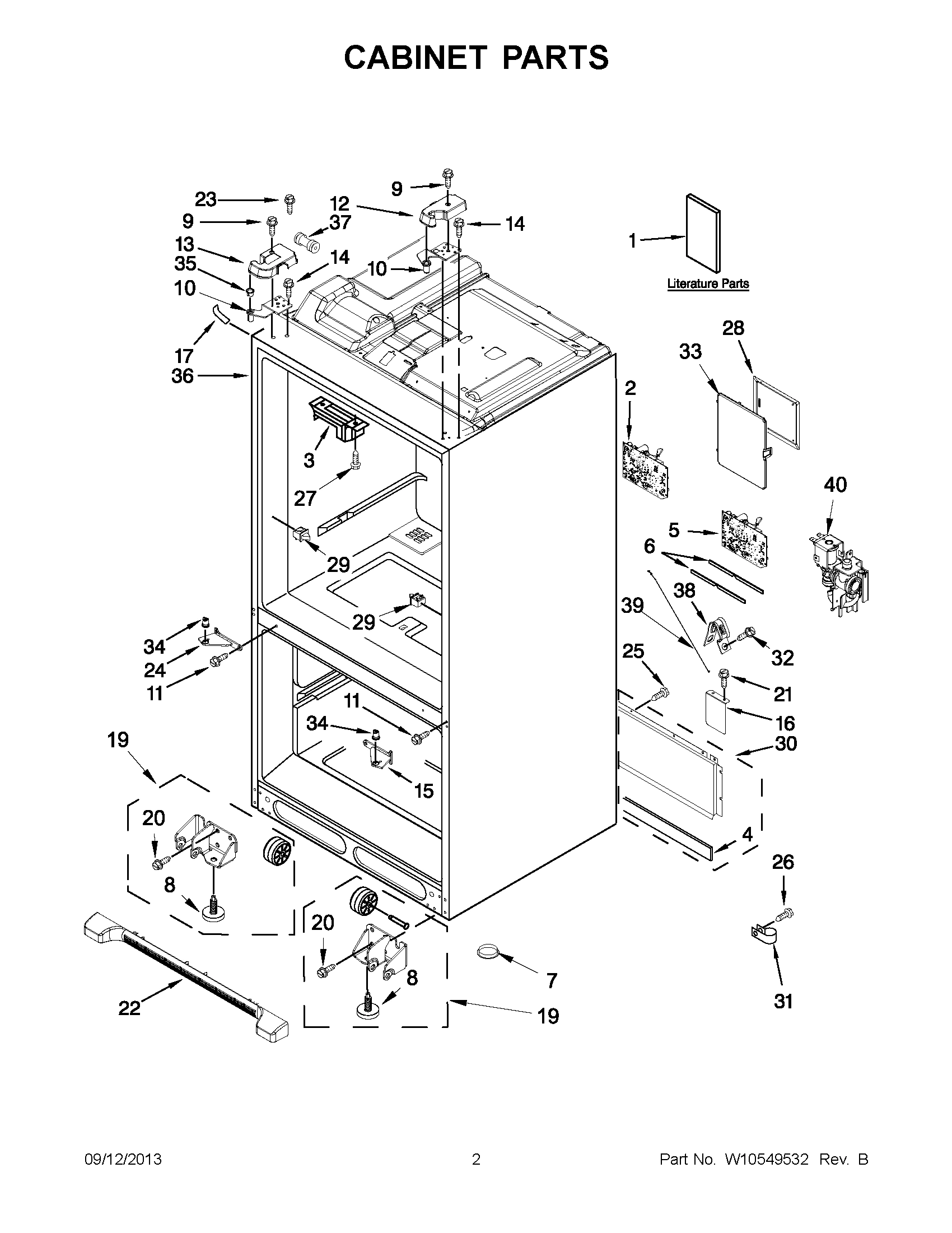 02 - CABINET PARTS