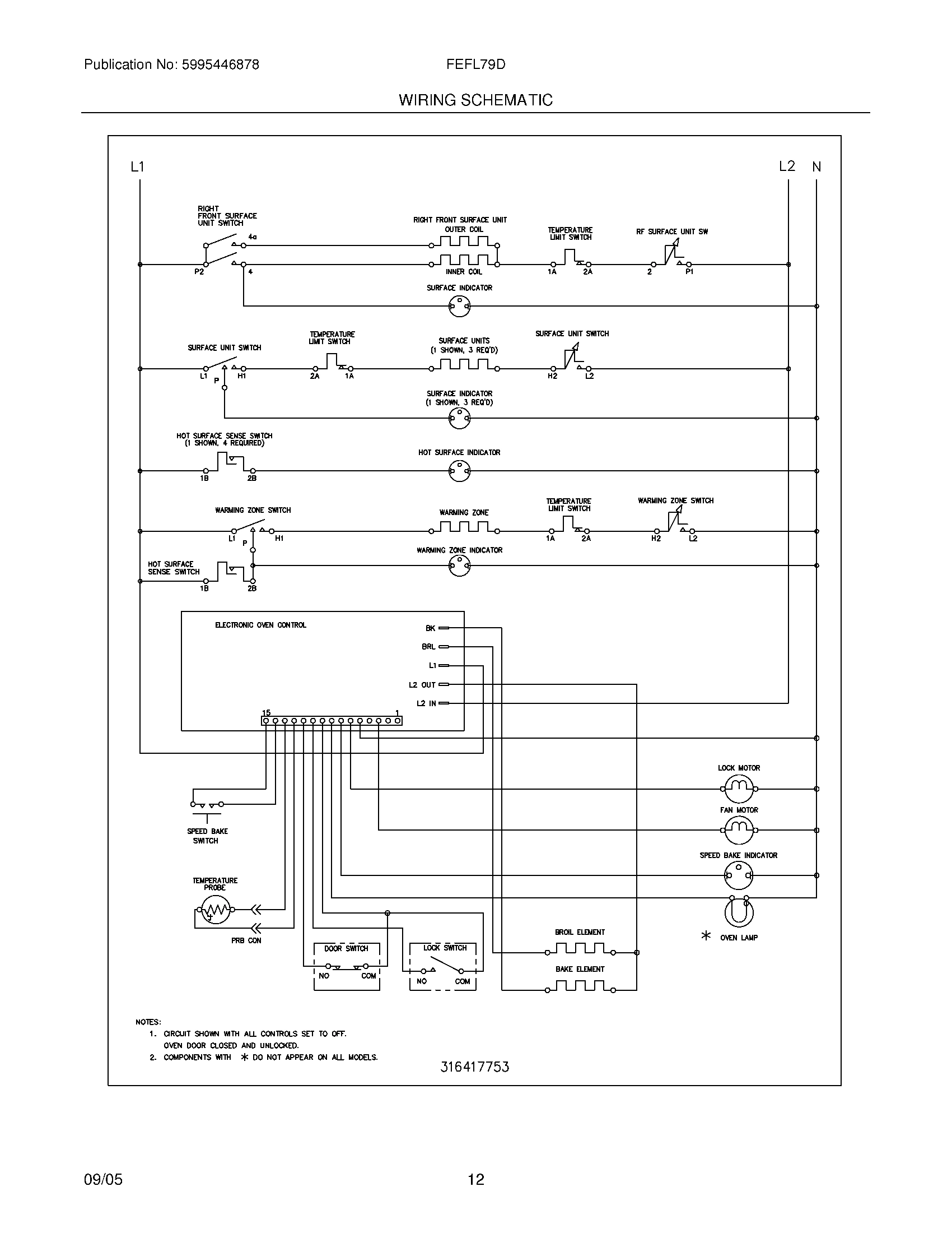 12 - WIRING SCHEMATIC