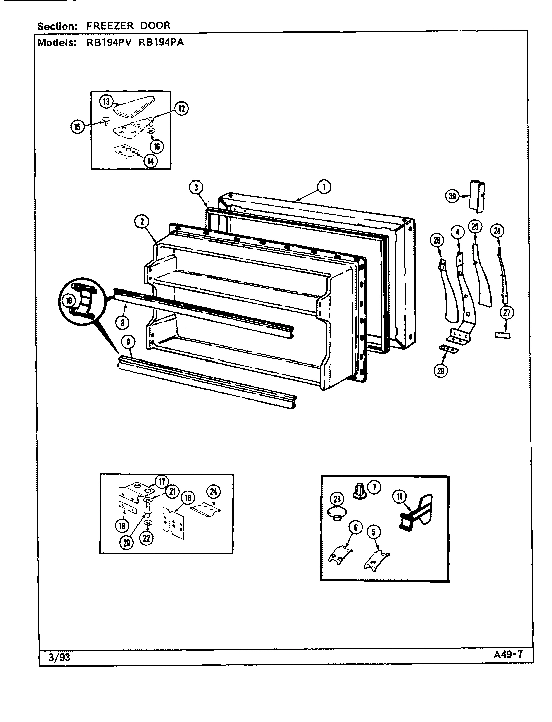 03 - FREEZER DOOR