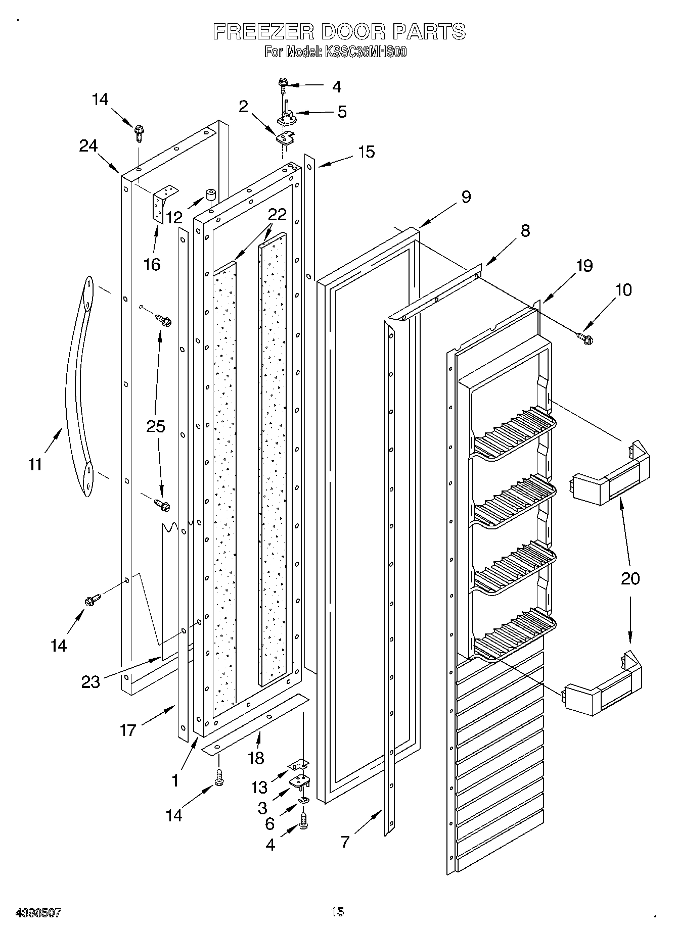 11 - FREEZER DOOR
