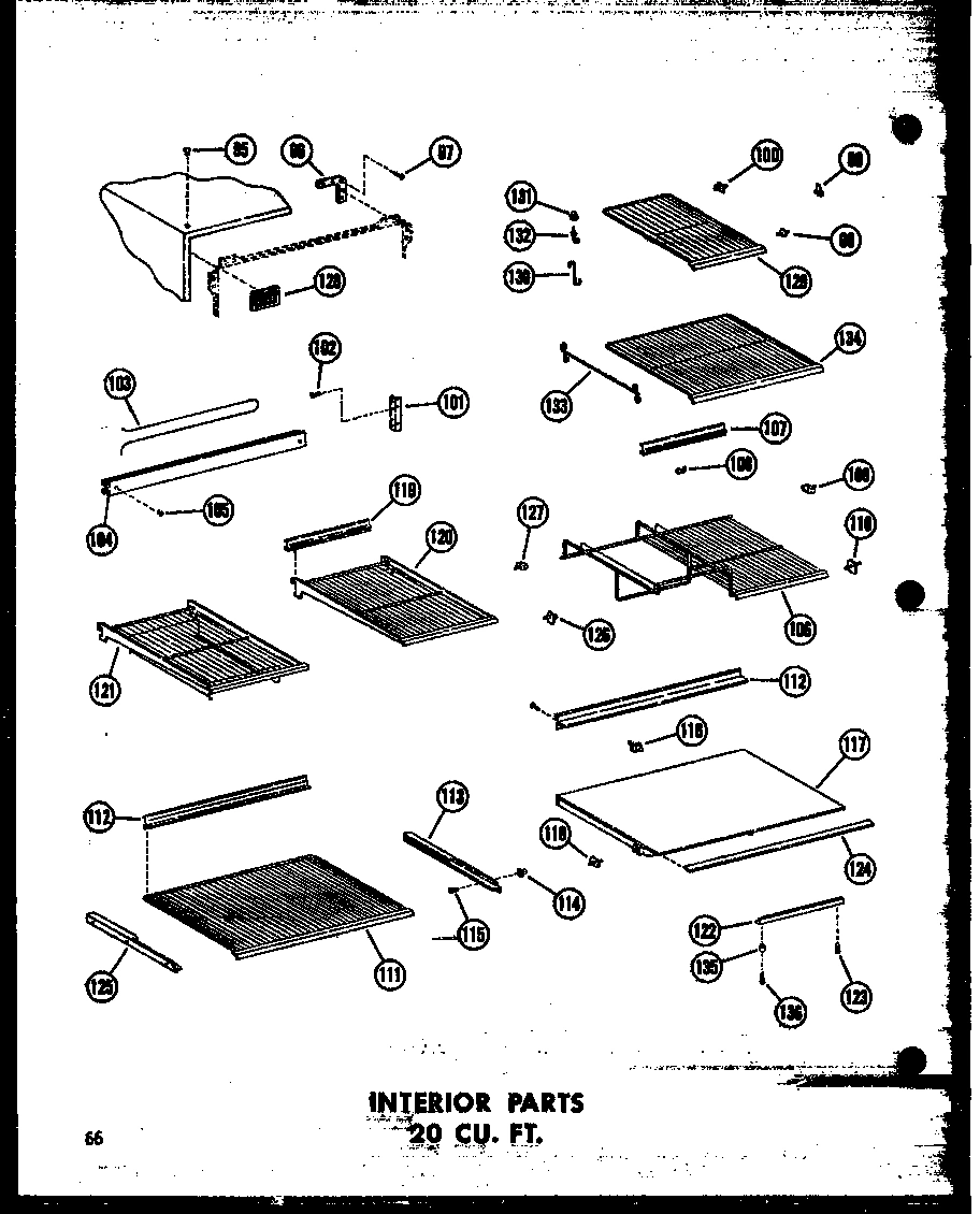 05 - INTERIOR PARTS 20 CU. FT.