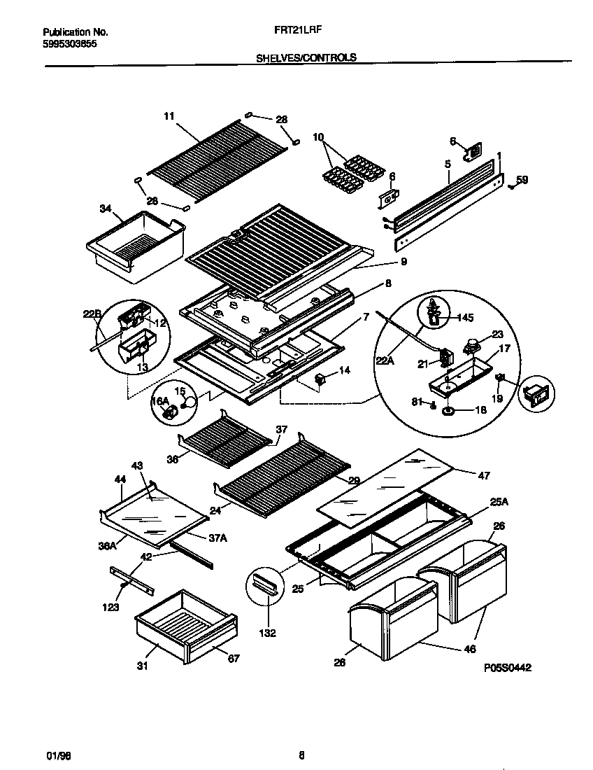 04 - SHELVES/CONTROLS