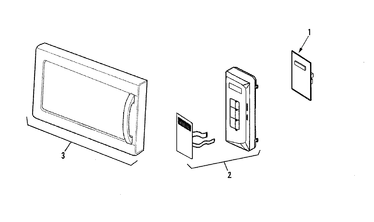 03 - CONTROL PANEL/DOOR ASSEMBLY