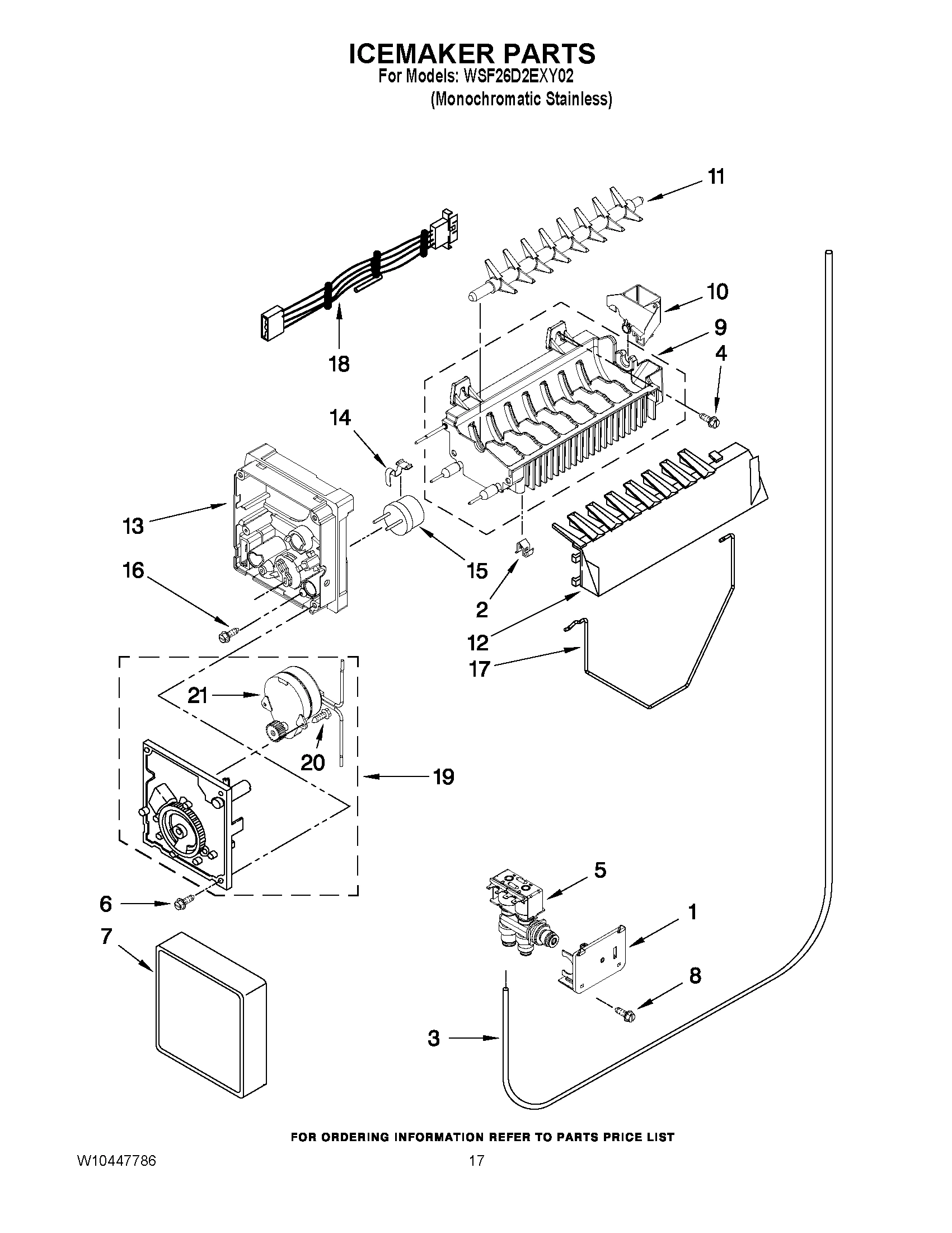 10 - ICEMAKER PARTS