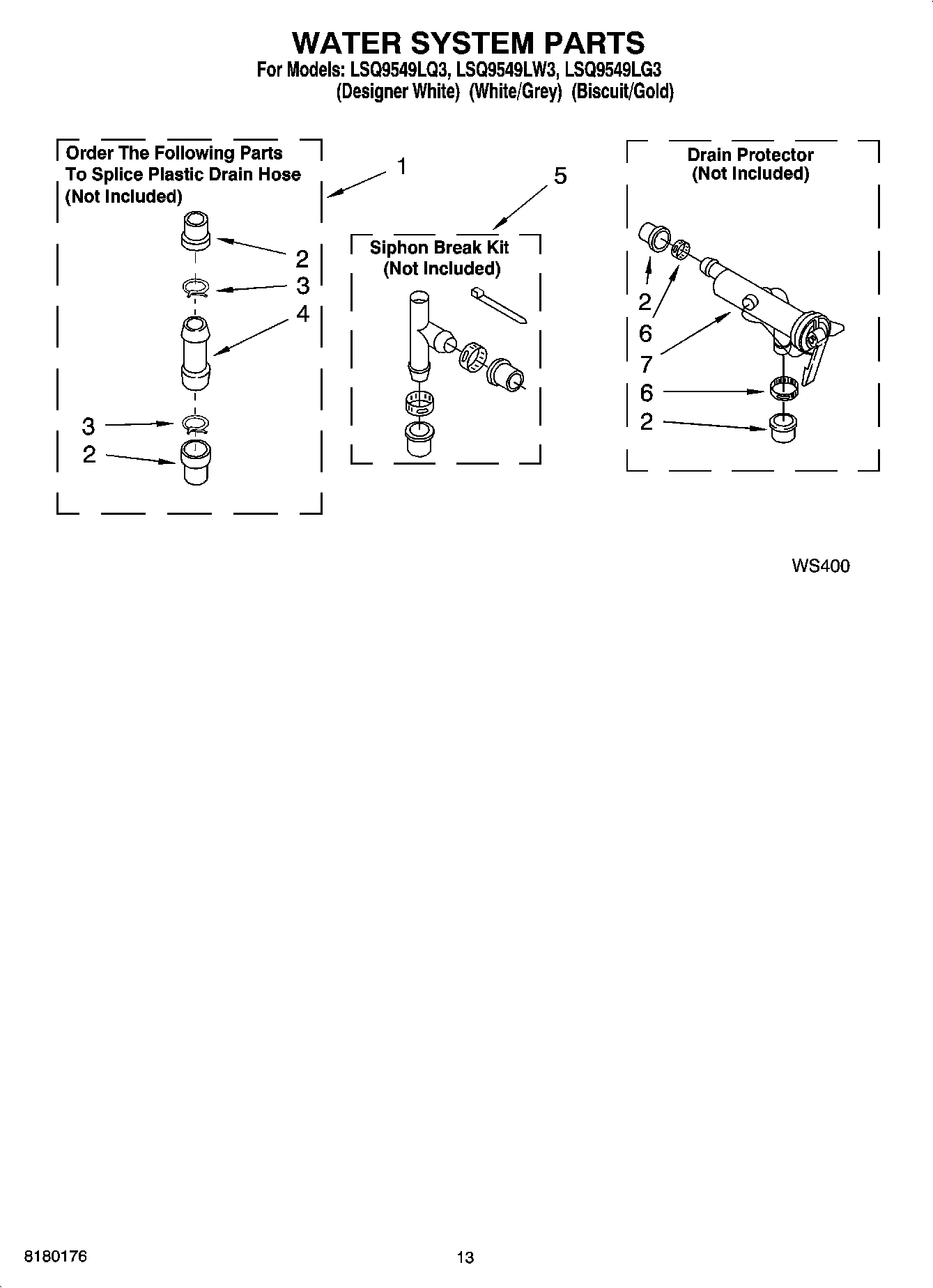 09 - WATER SYSTEM PARTS