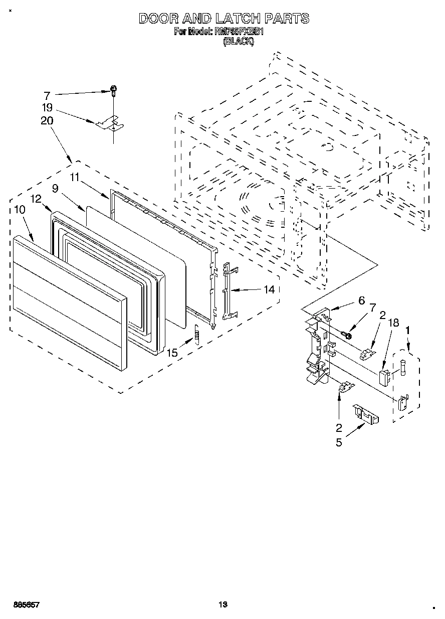 10 - DOOR AND LATCH