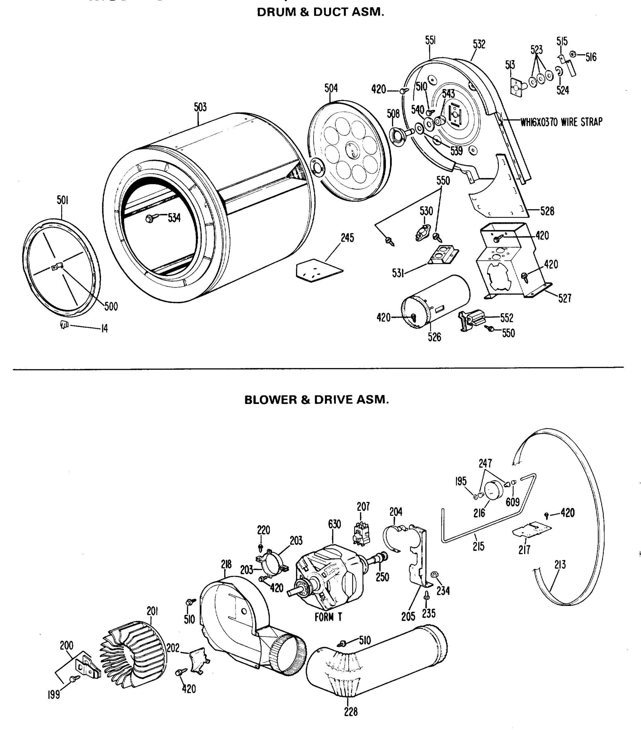 DRUM & DUCT ASM.