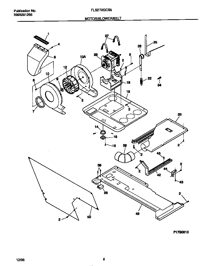 03 - MOTOR/BLOWER/BELT
