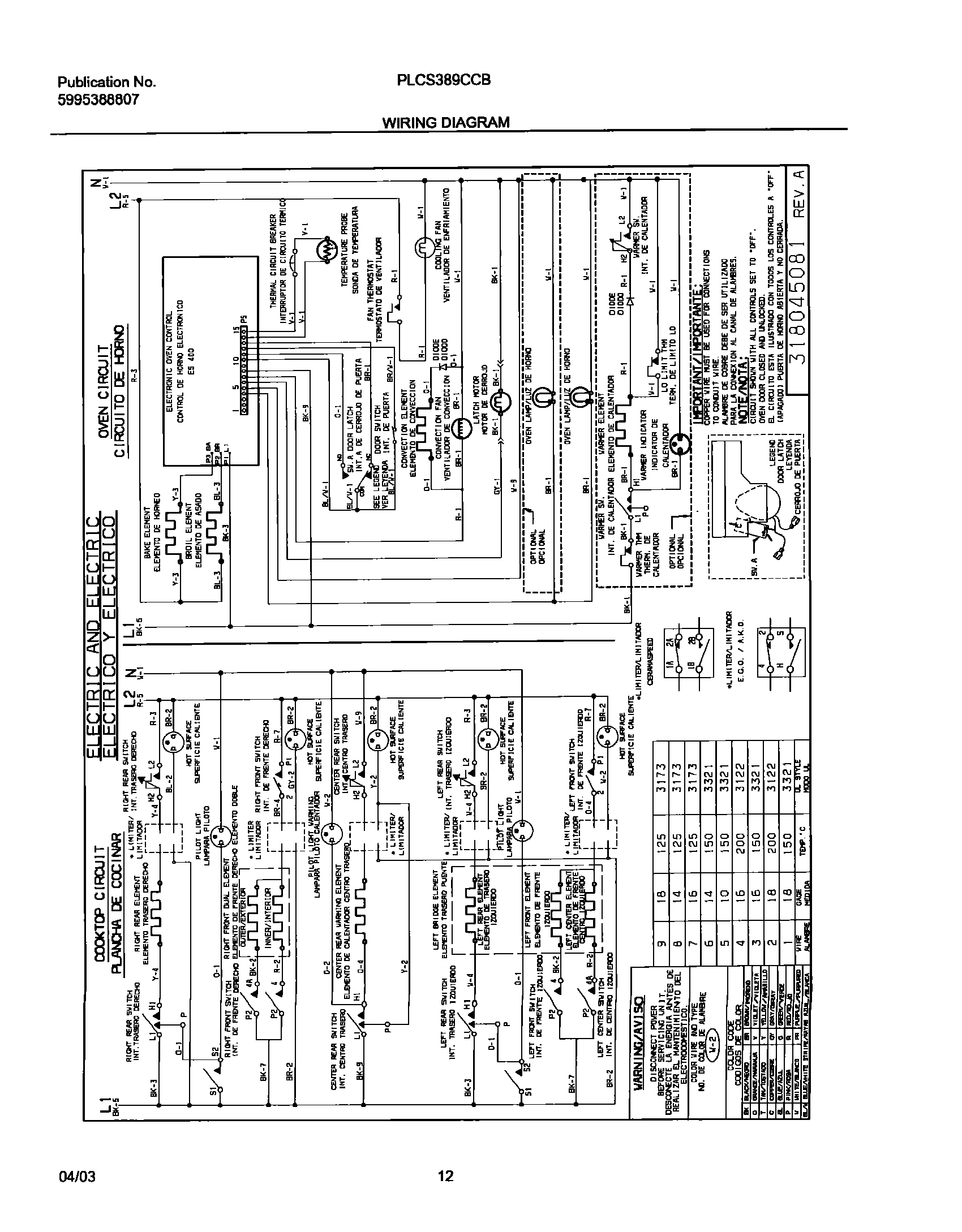 12 - WIRING DIAGRAM