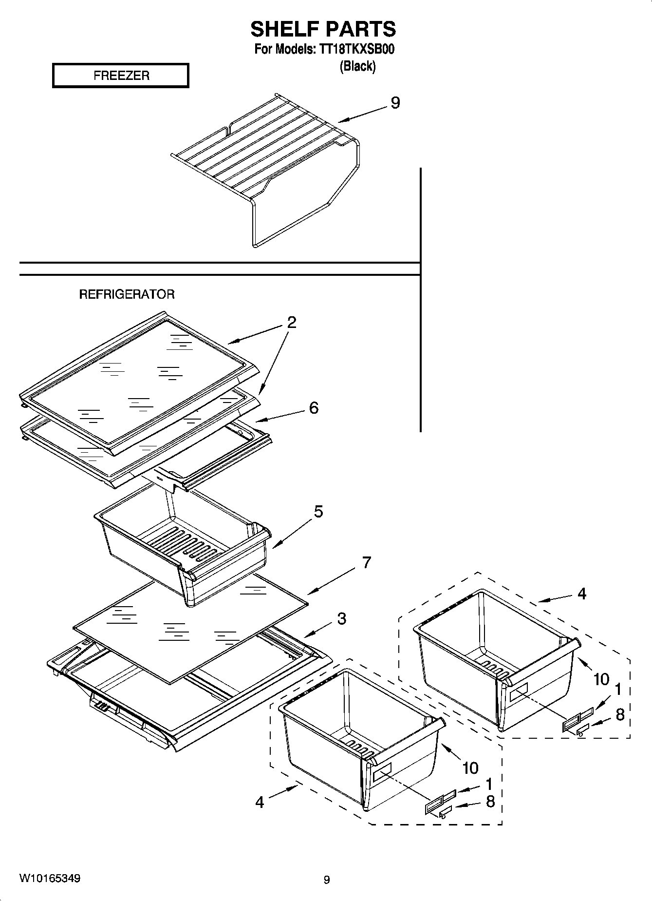 05 - SHELF PARTS, OPTIONAL PARTS