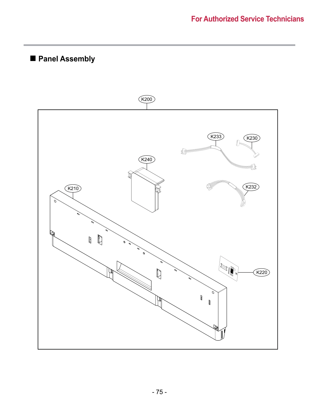 PANEL ASSEMBLY