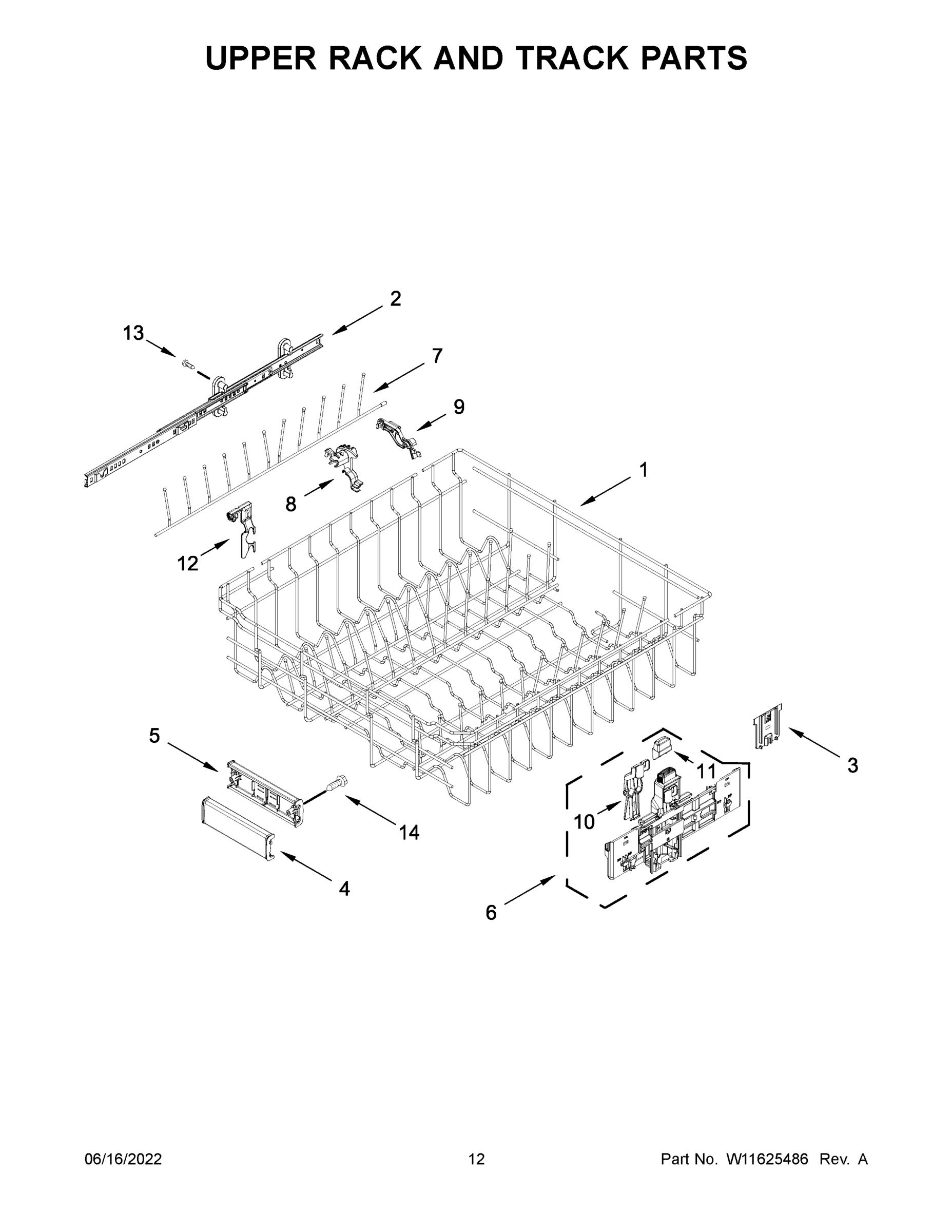 07 - UPPER RACK AND TRACK PARTS