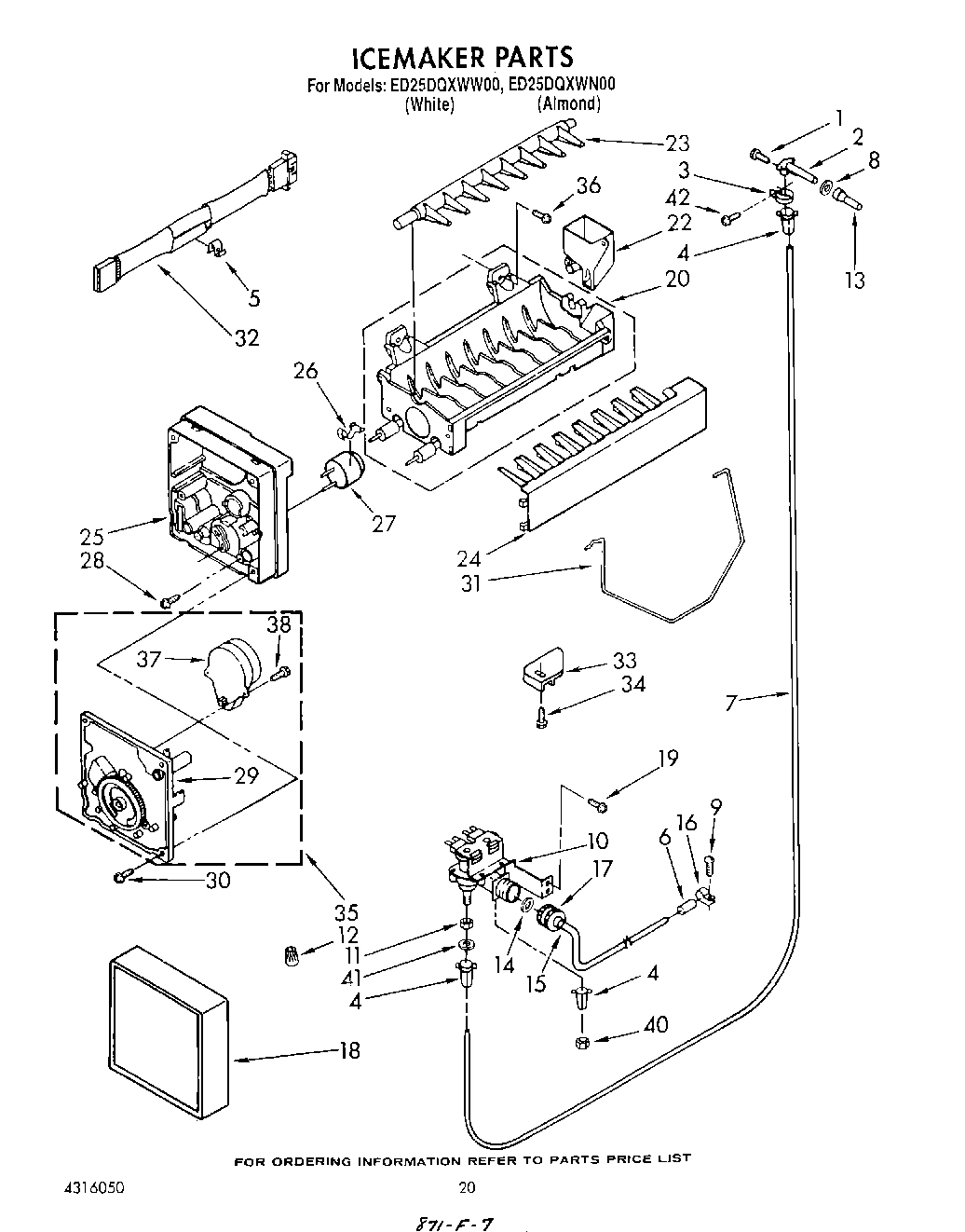 13 - ICE MAKER , NOT ILLUSTRATED