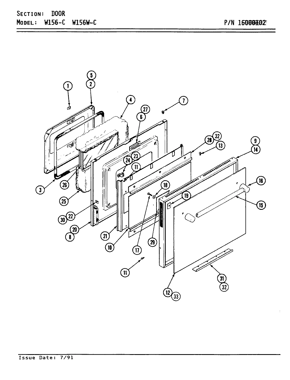 05 - DOOR (W156-C & W156W-C)