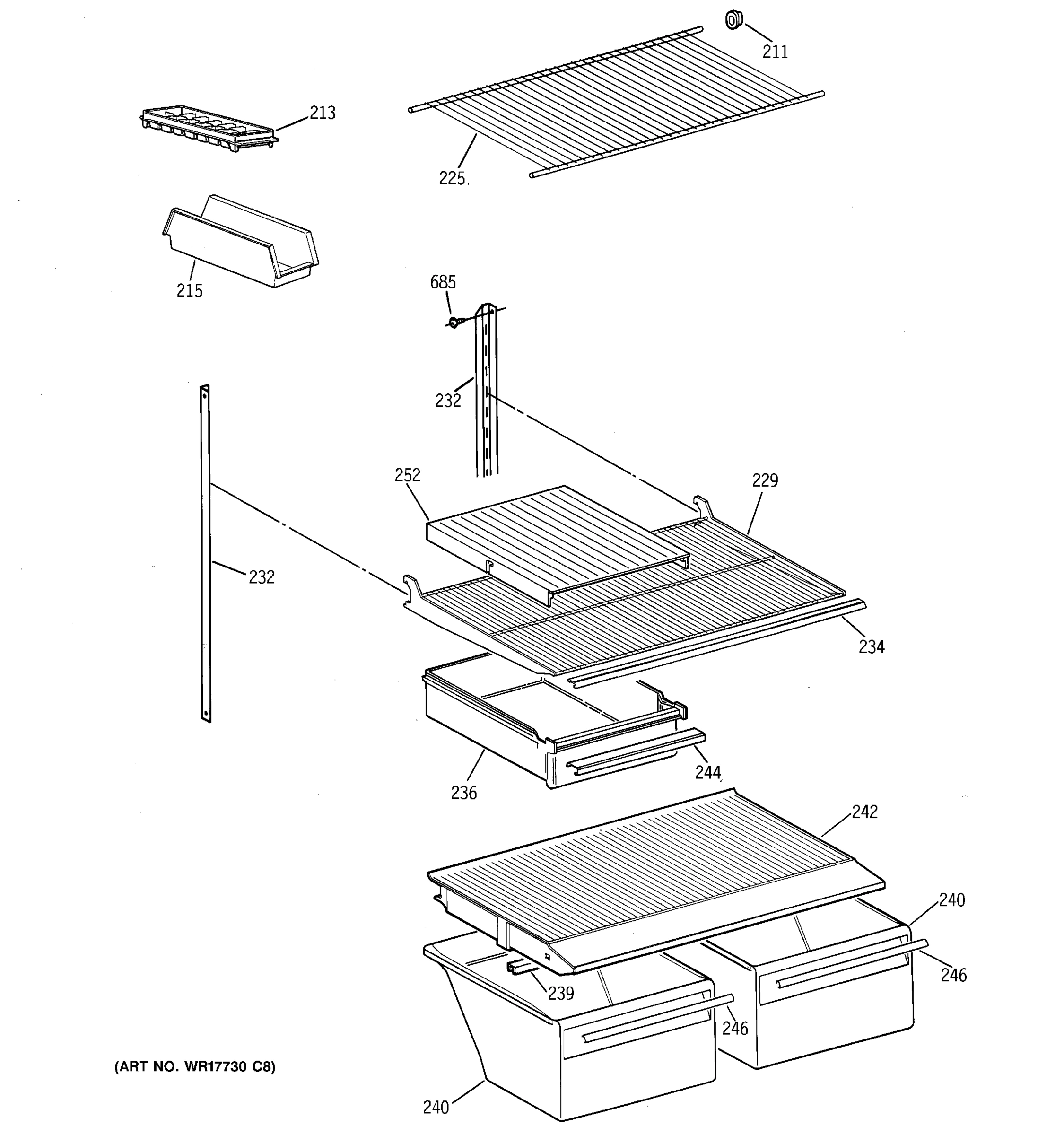 SHELF PARTS