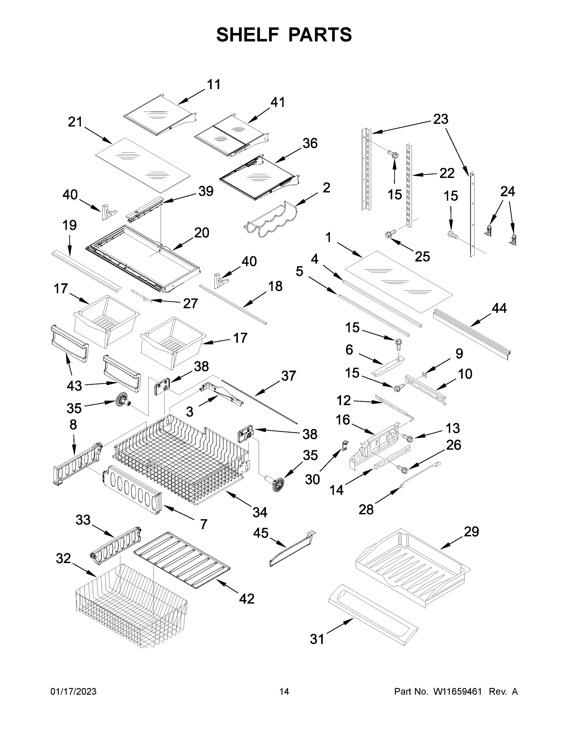08 - SHELF PARTS