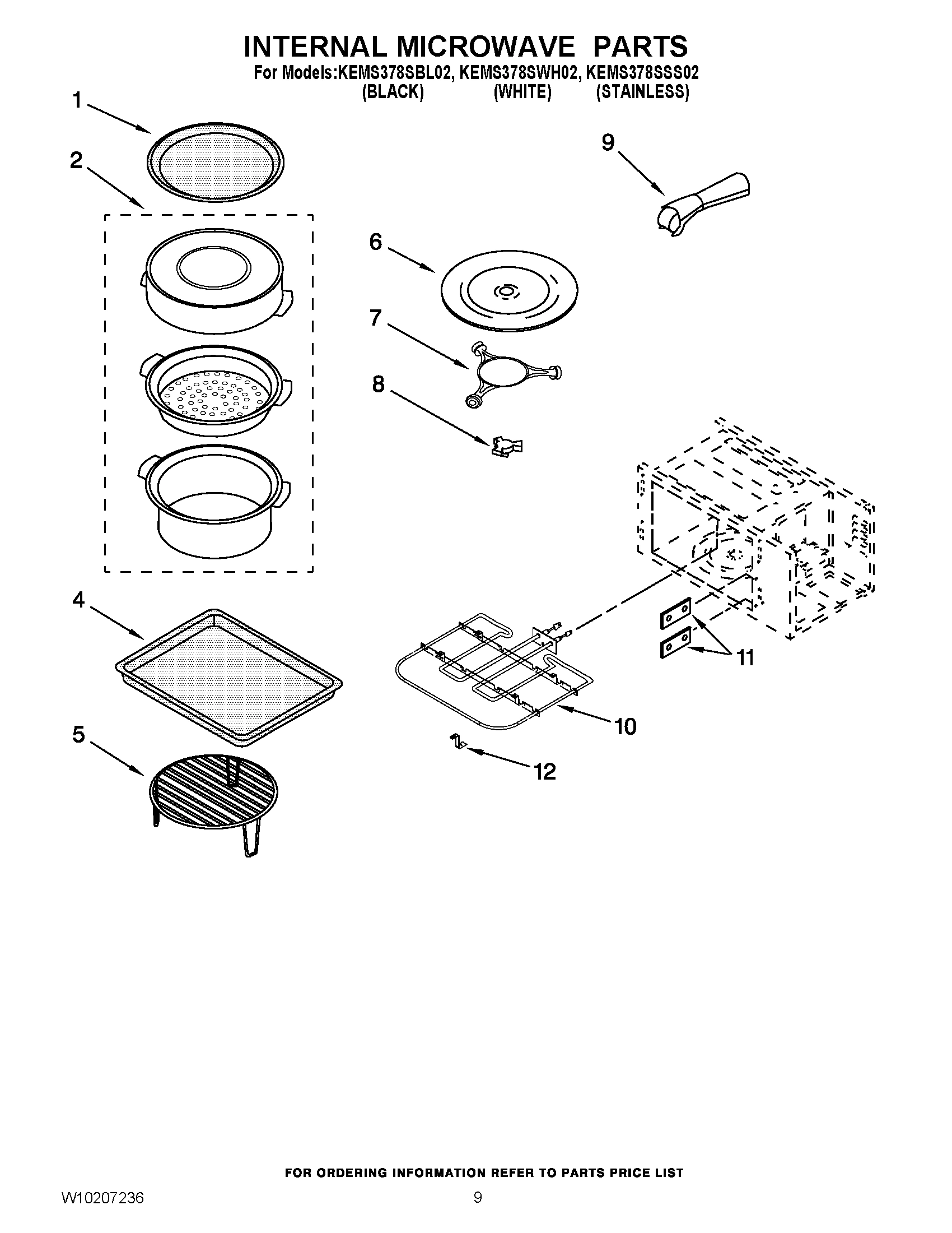 07 - INTERNAL MICROWAVE PARTS