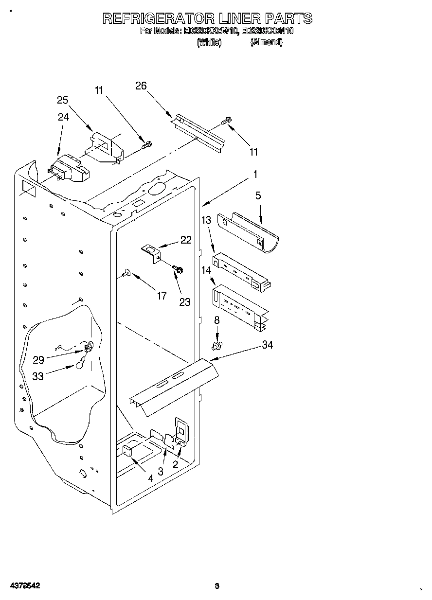 02 - REFRIGERATOR LINER