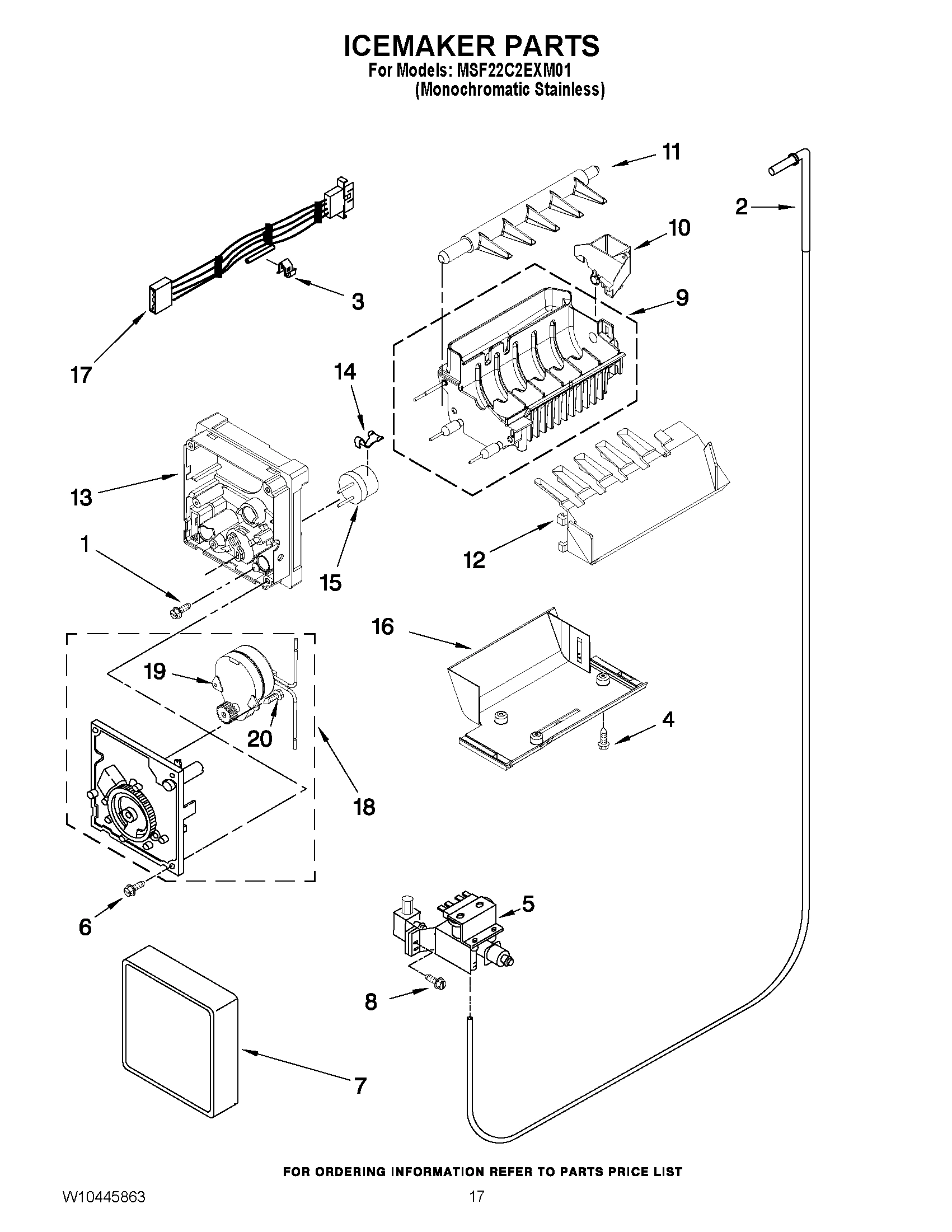 12 - ICEMAKER PARTS