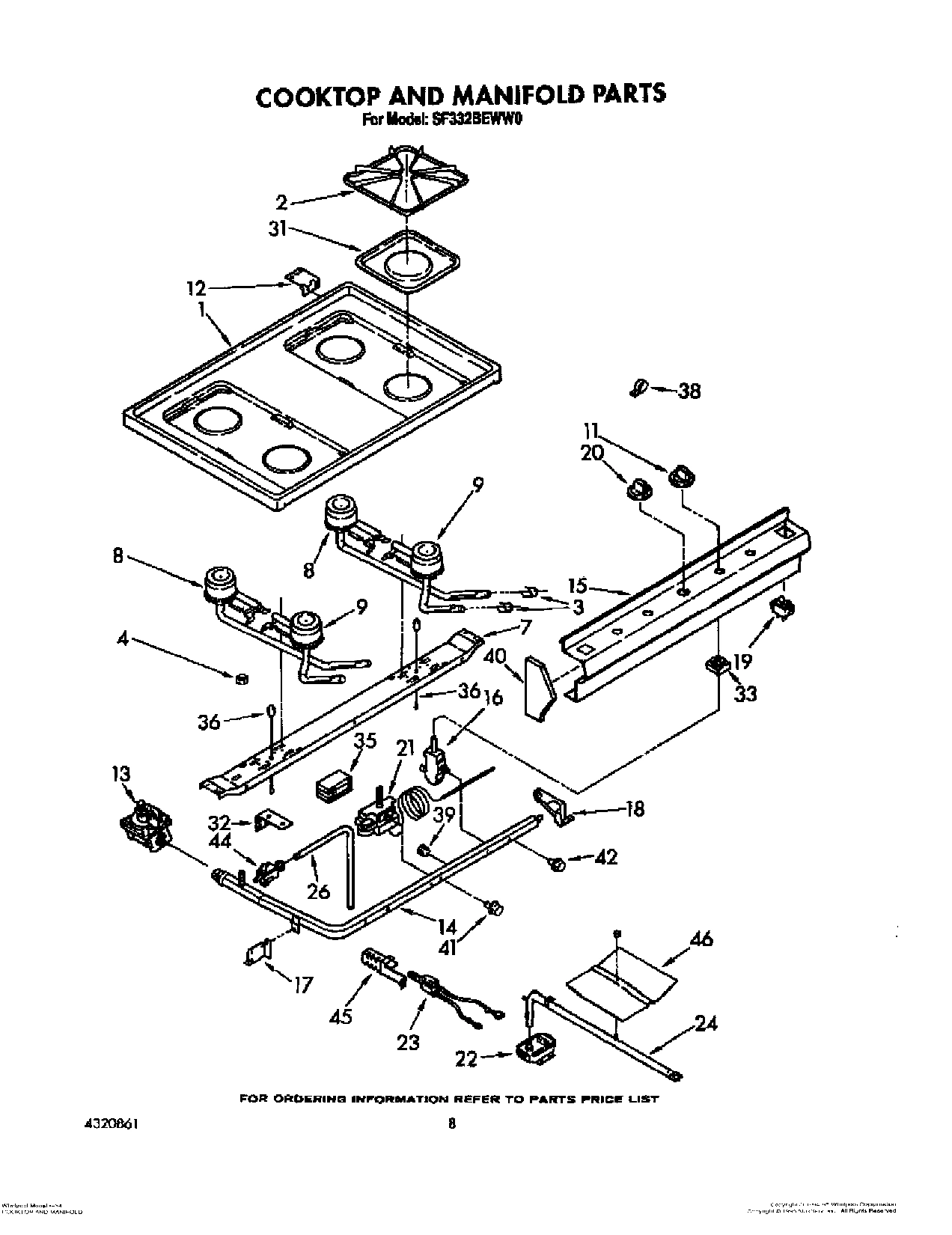 06 - COOKTOP AND MANIFOLD, LIT/OPTIONAL