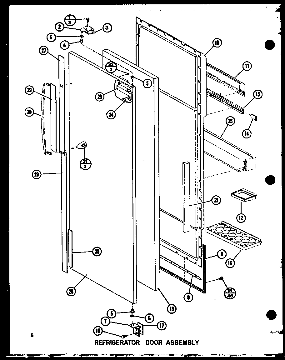 10 - REF DOOR ASSY