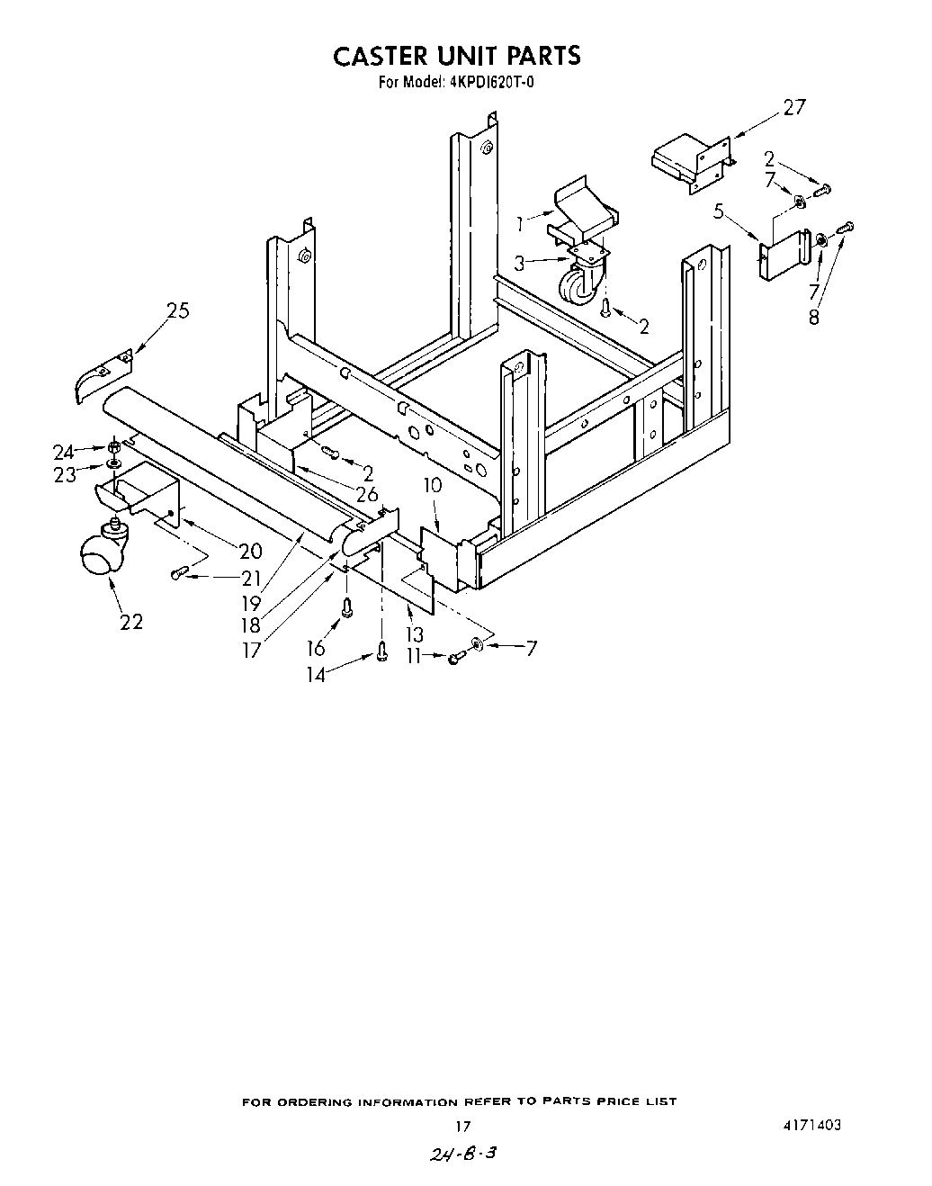 14 - CASTER UNIT