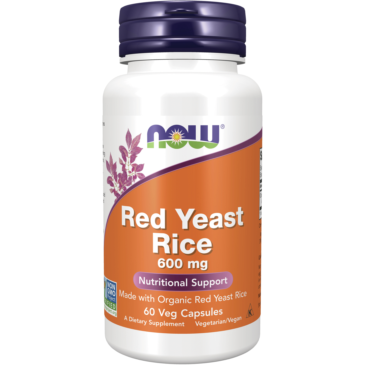 Now Foods Red Yeast Rice Extract ,600 mg ,60 Vcaps
