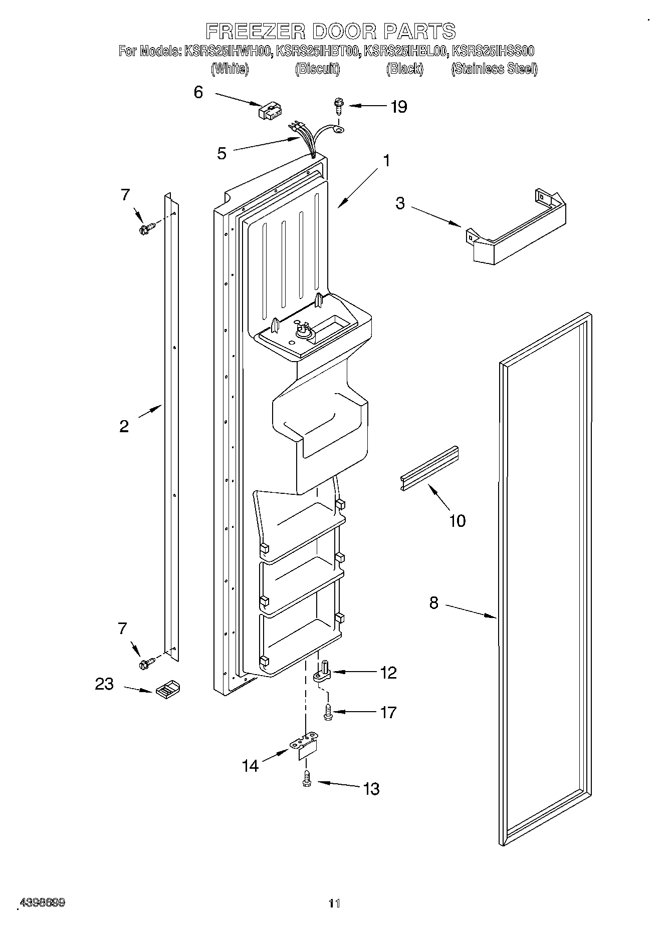 07 - FREEZER DOOR