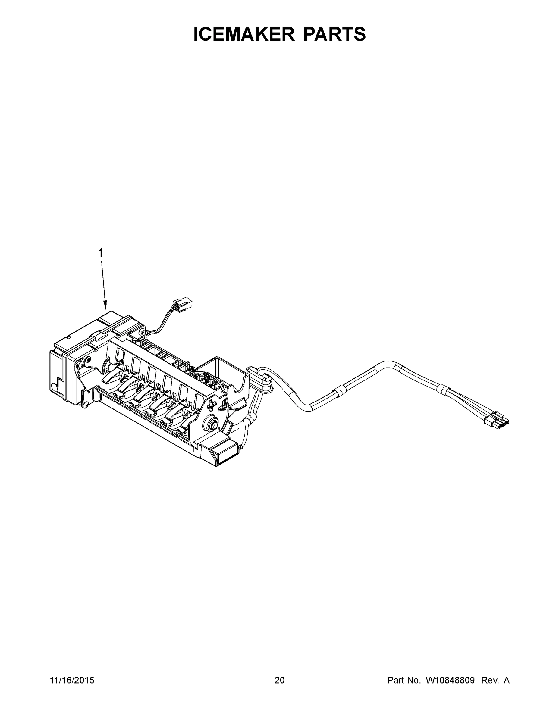 11 - ICEMAKER PARTS