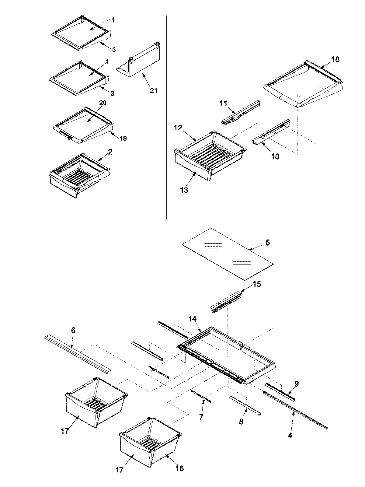 09 - REFRIGERATOR SHELVING
