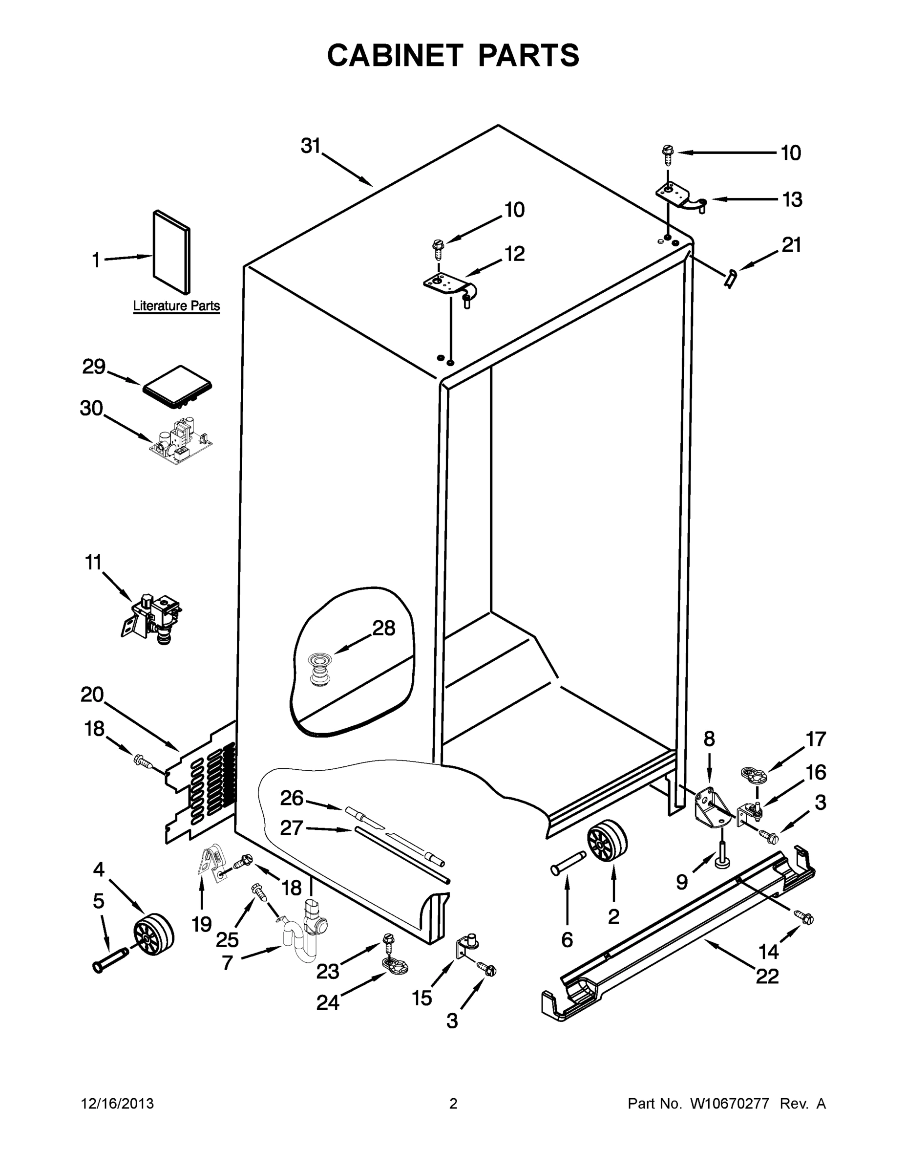 02 - CABINET PARTS