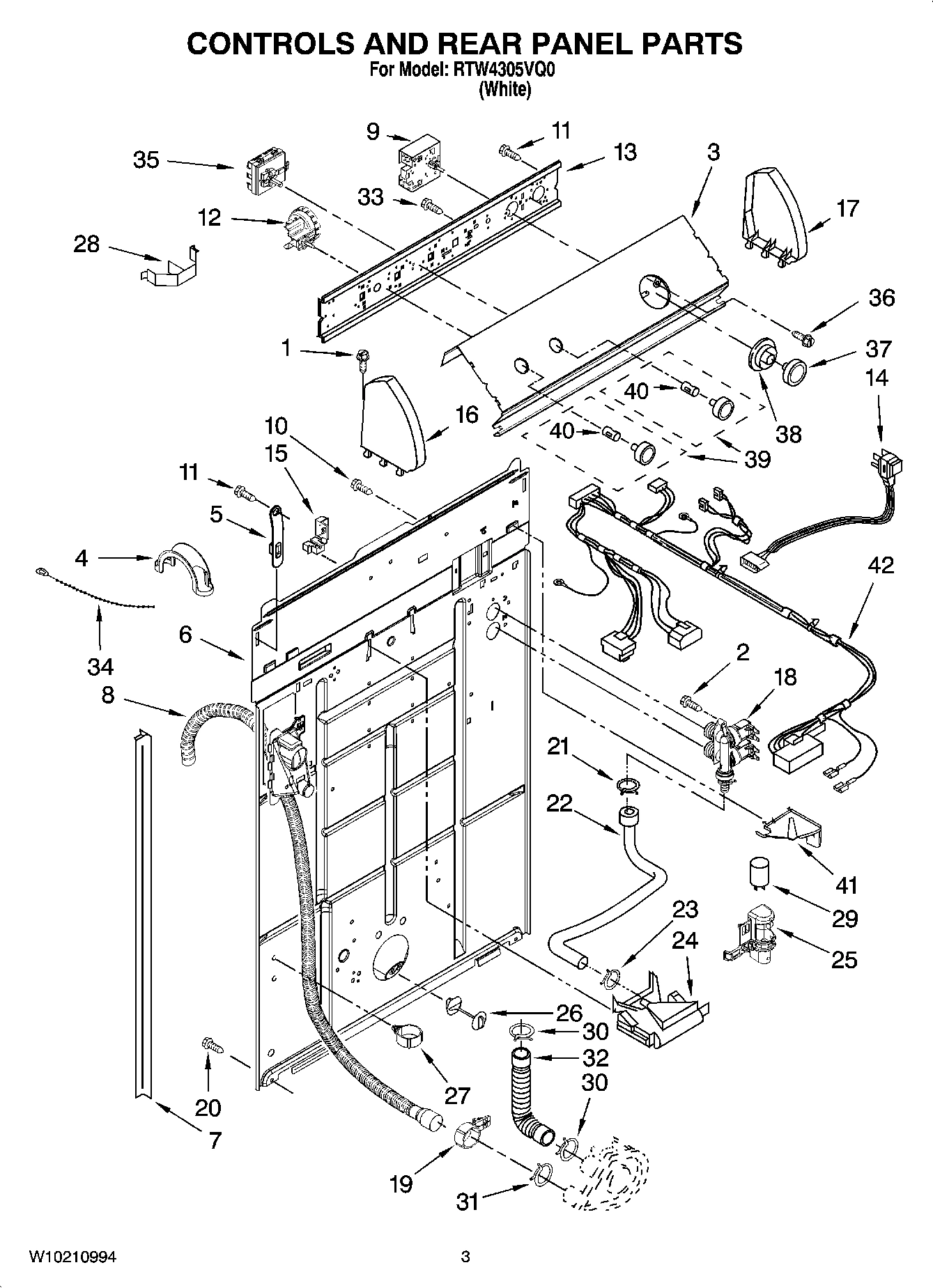 02 - CONTROLS AND REAR PANEL PARTS
