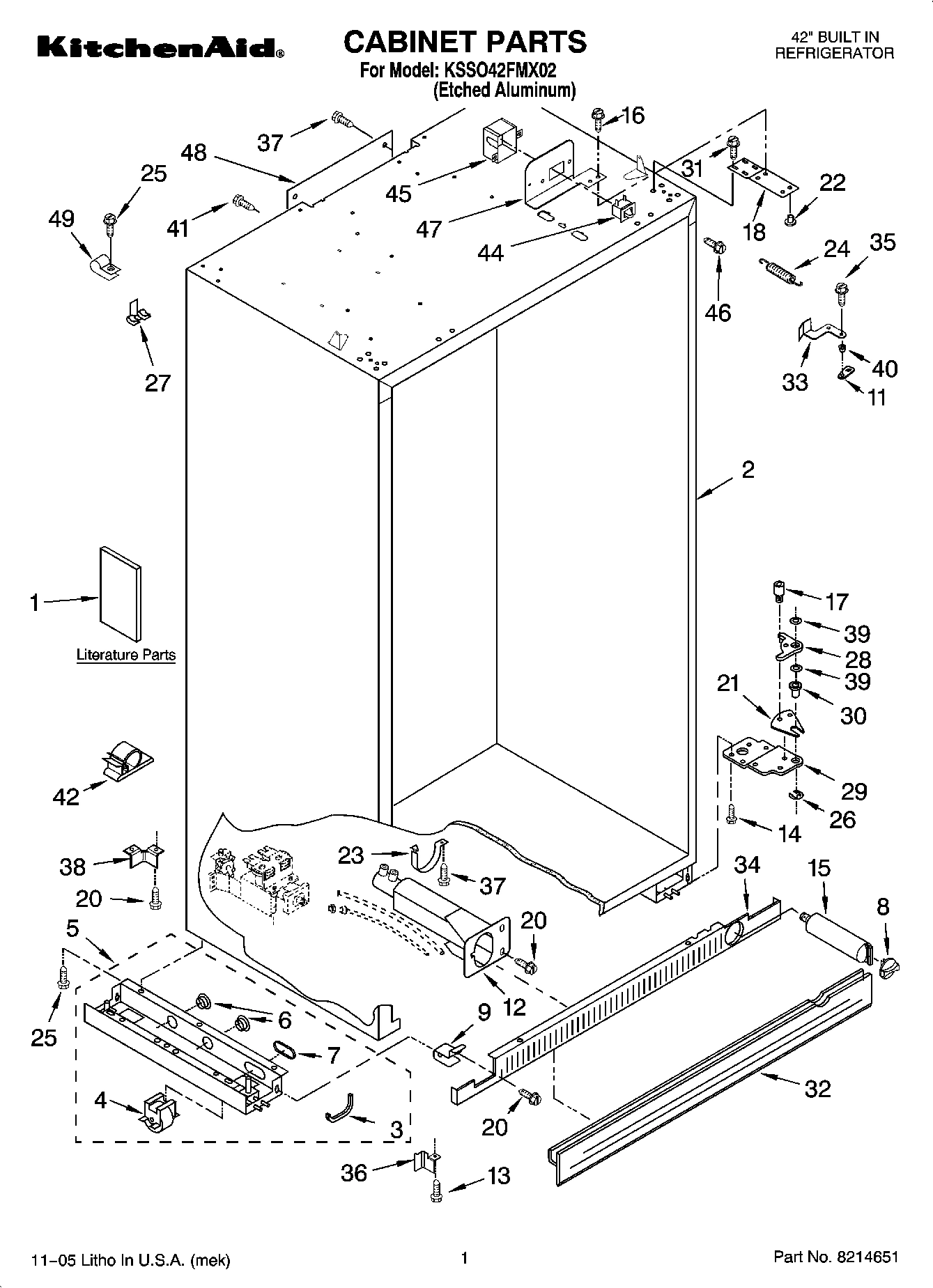 01 - CABINET PARTS