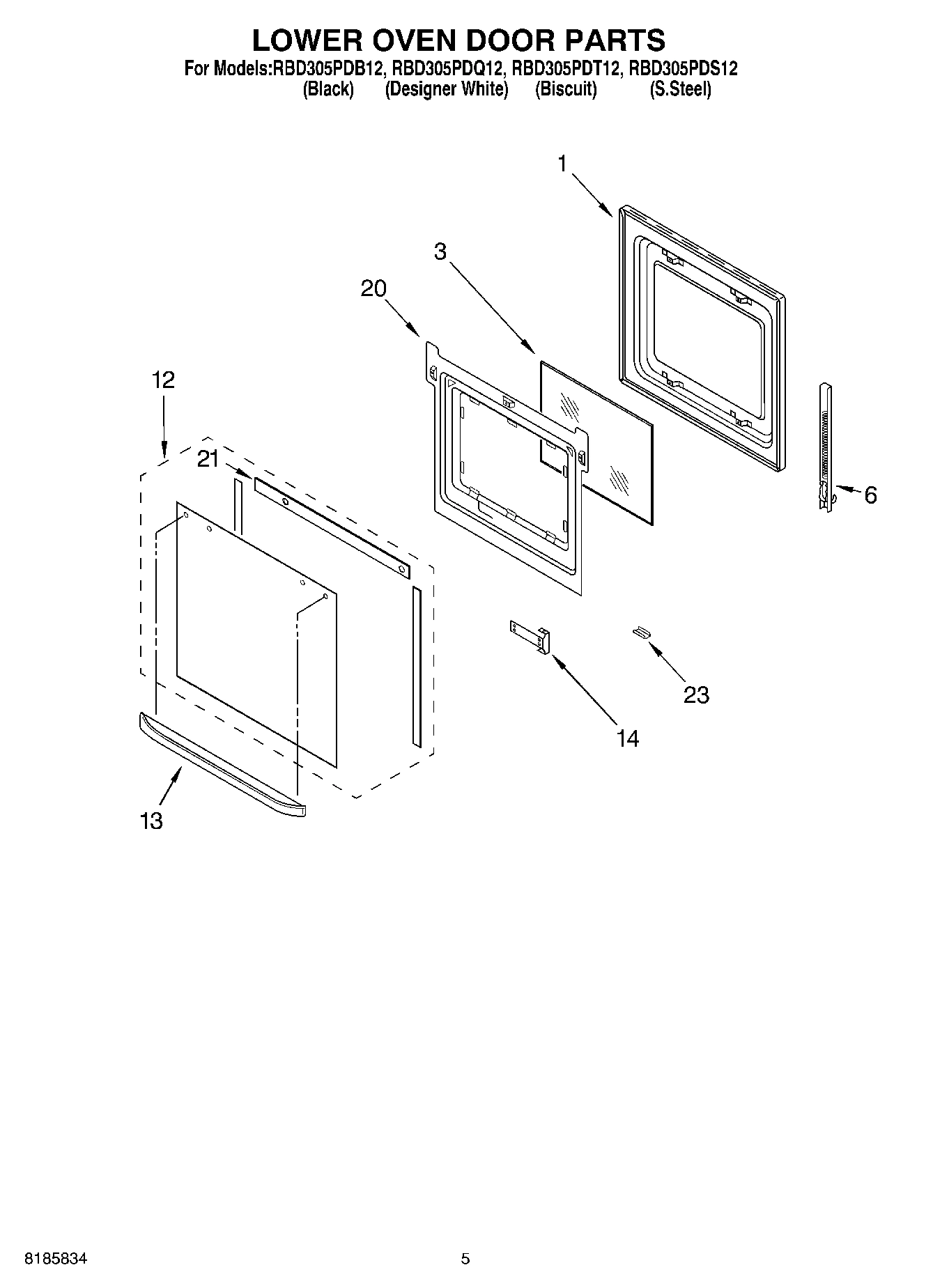 03 - LOWER OVEN DOOR