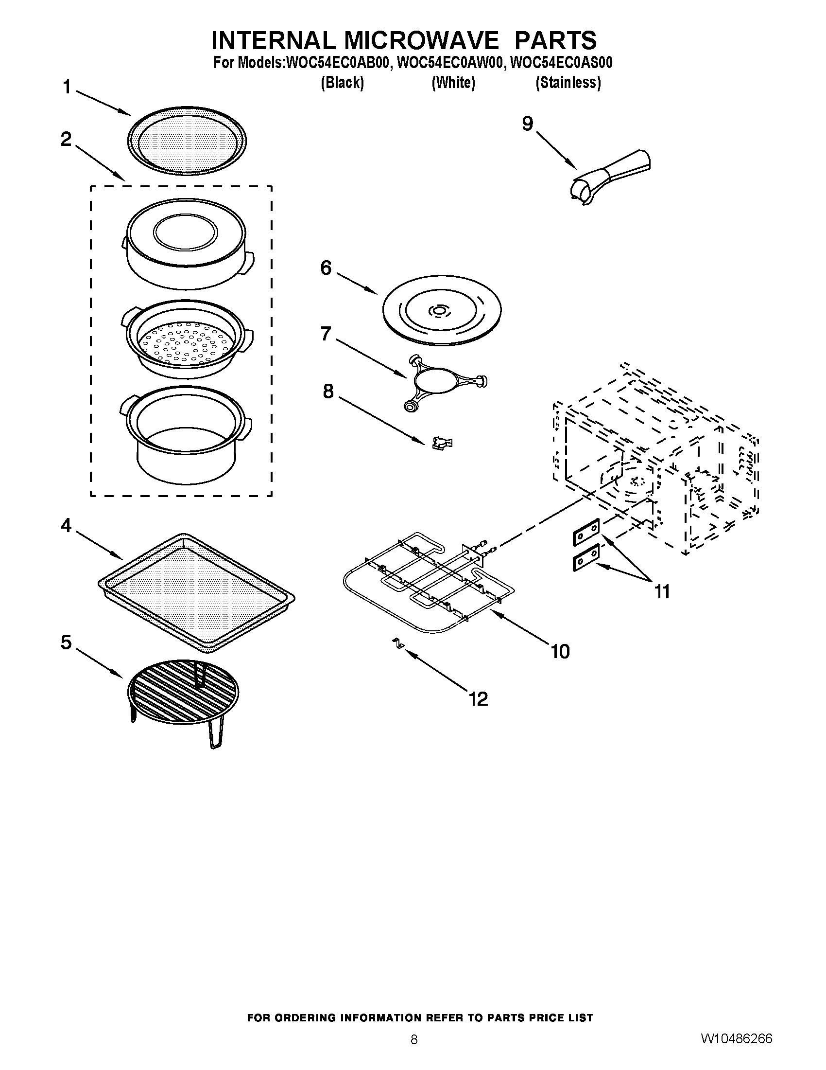 06 - INTERNAL MICROWAVE PARTS