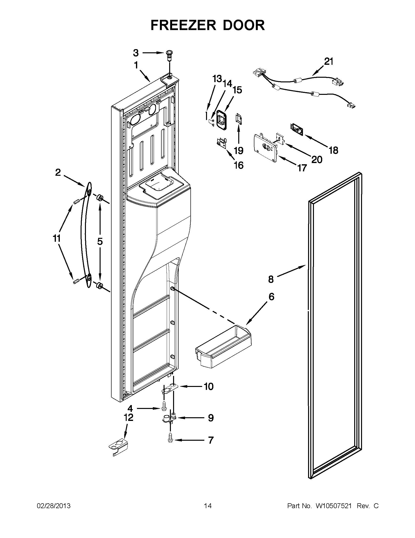 07 - FREEZER DOOR