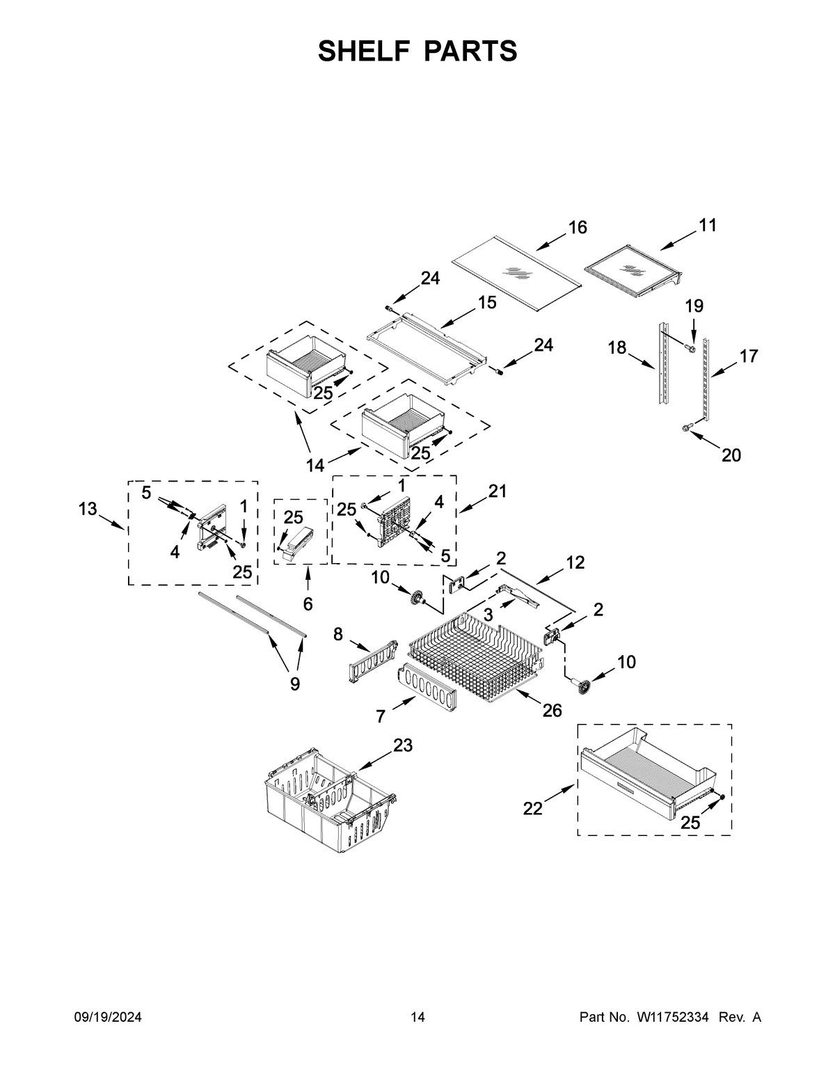 08 - SHELF PARTS
