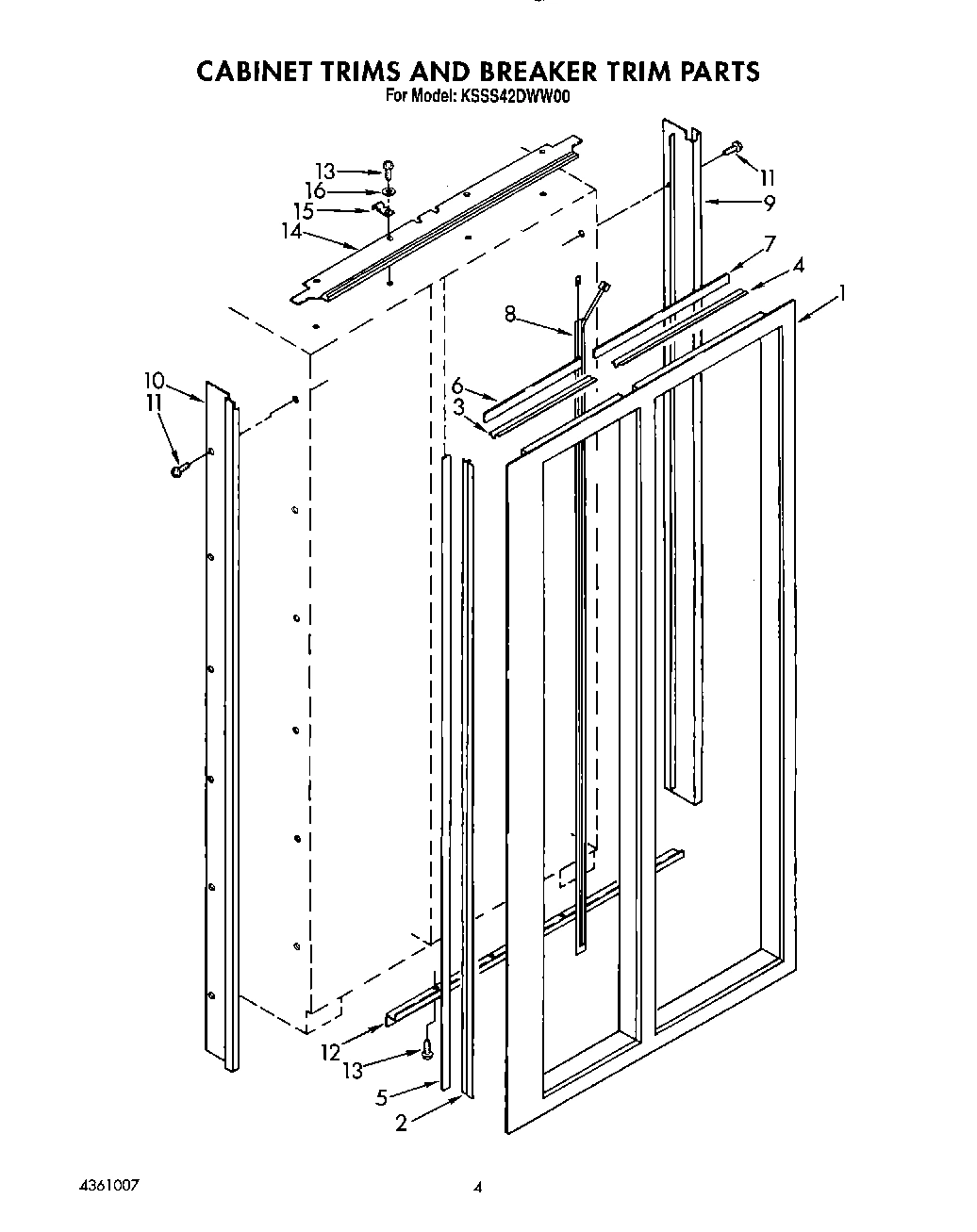 03 - CABINET TRIMS AND BREAKER TRIM