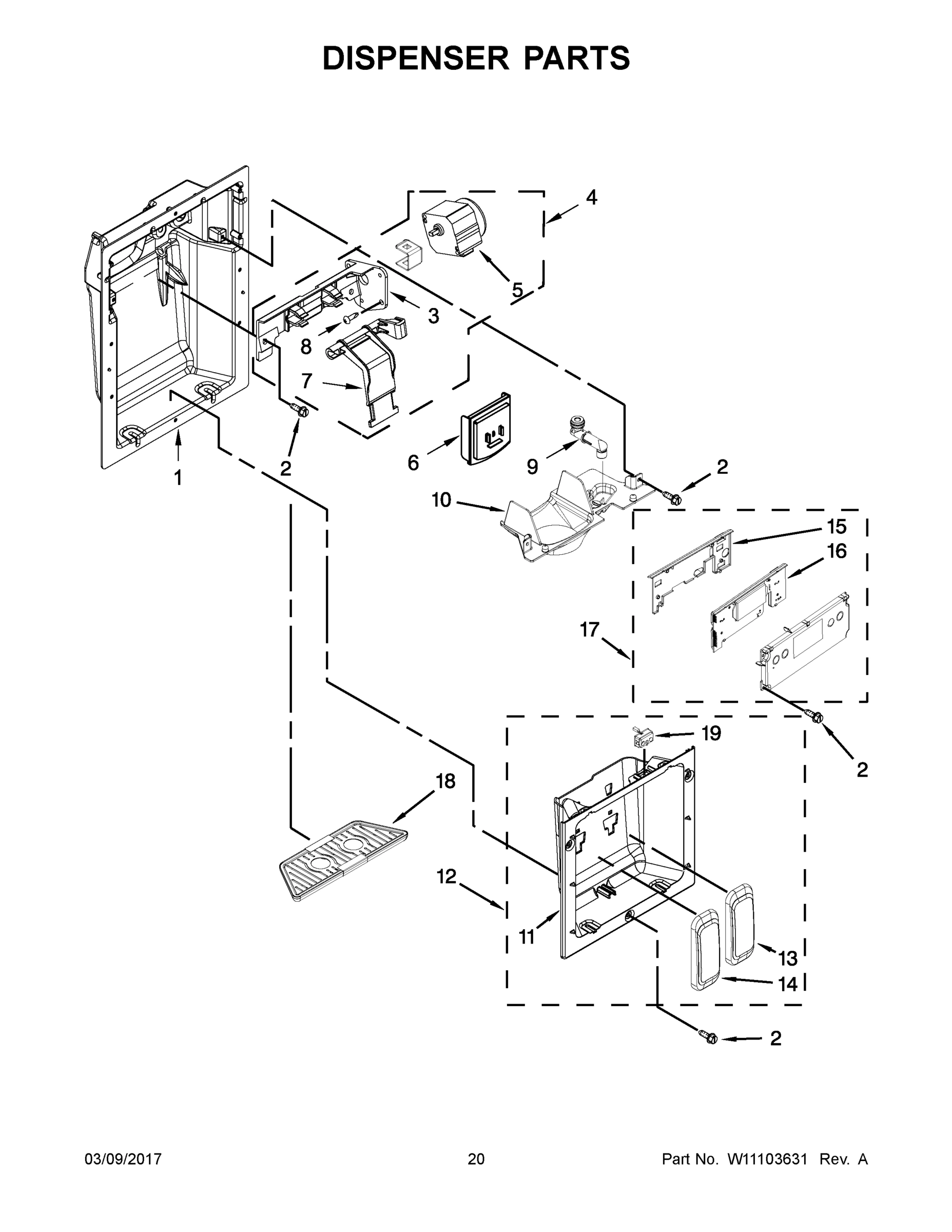11 - DISPENSER PARTS
