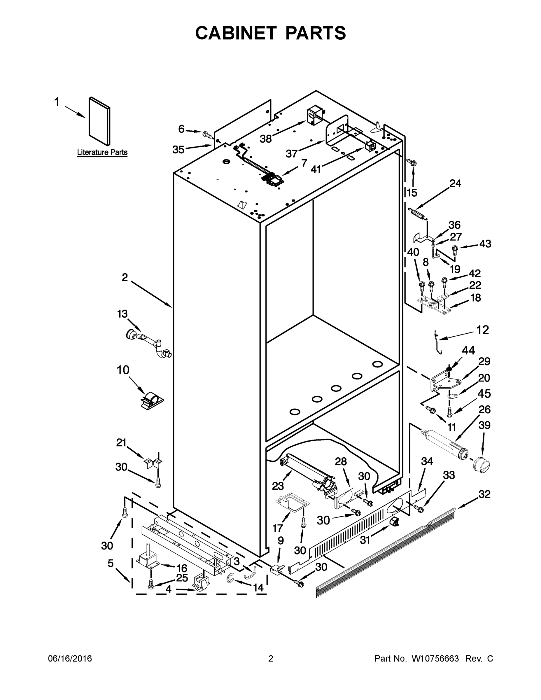 02 - CABINET PARTS