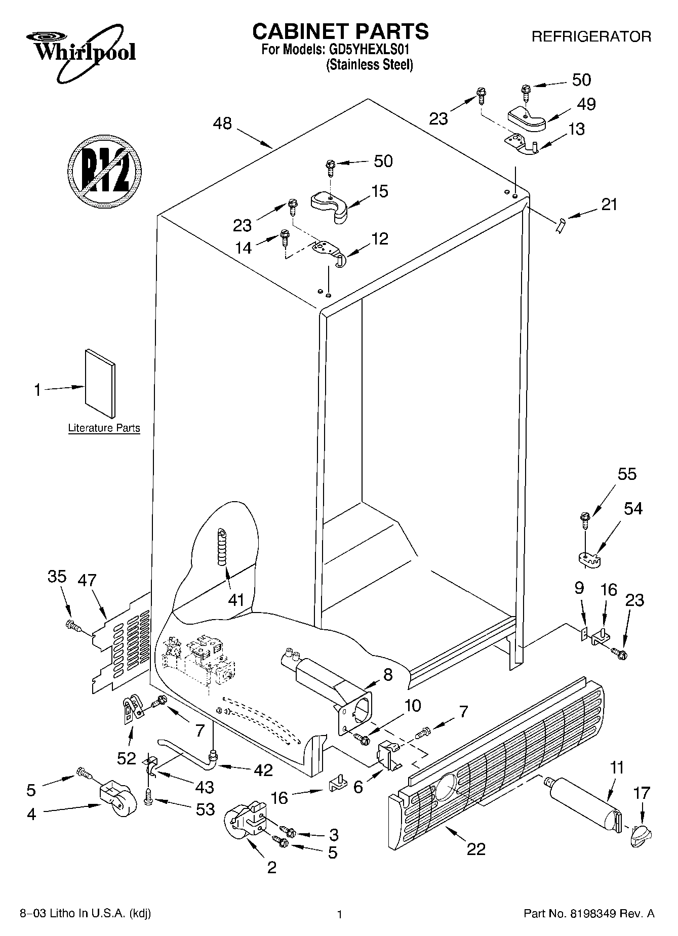 01 - CABINET PARTS