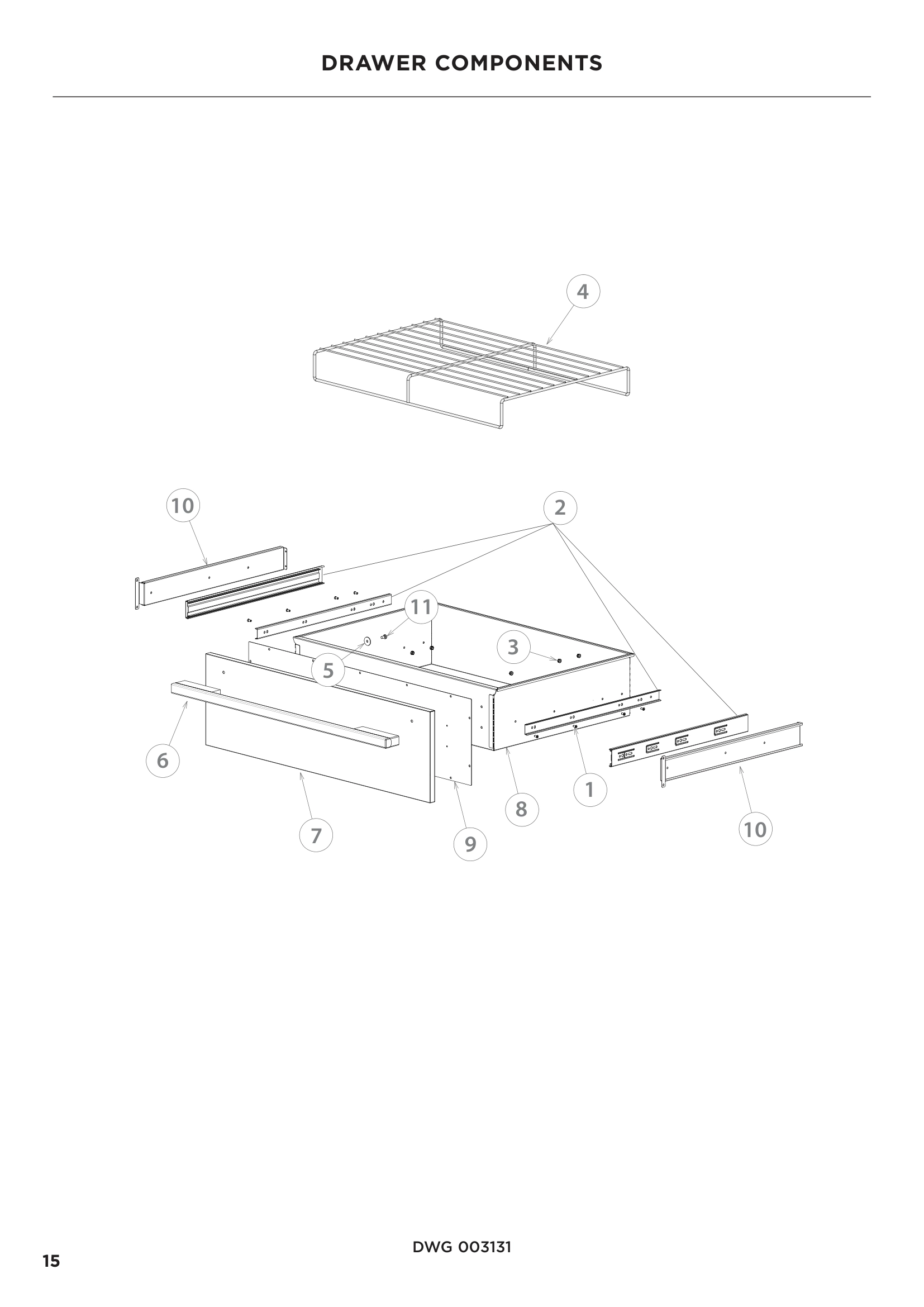 DRAWER COMPONENTS