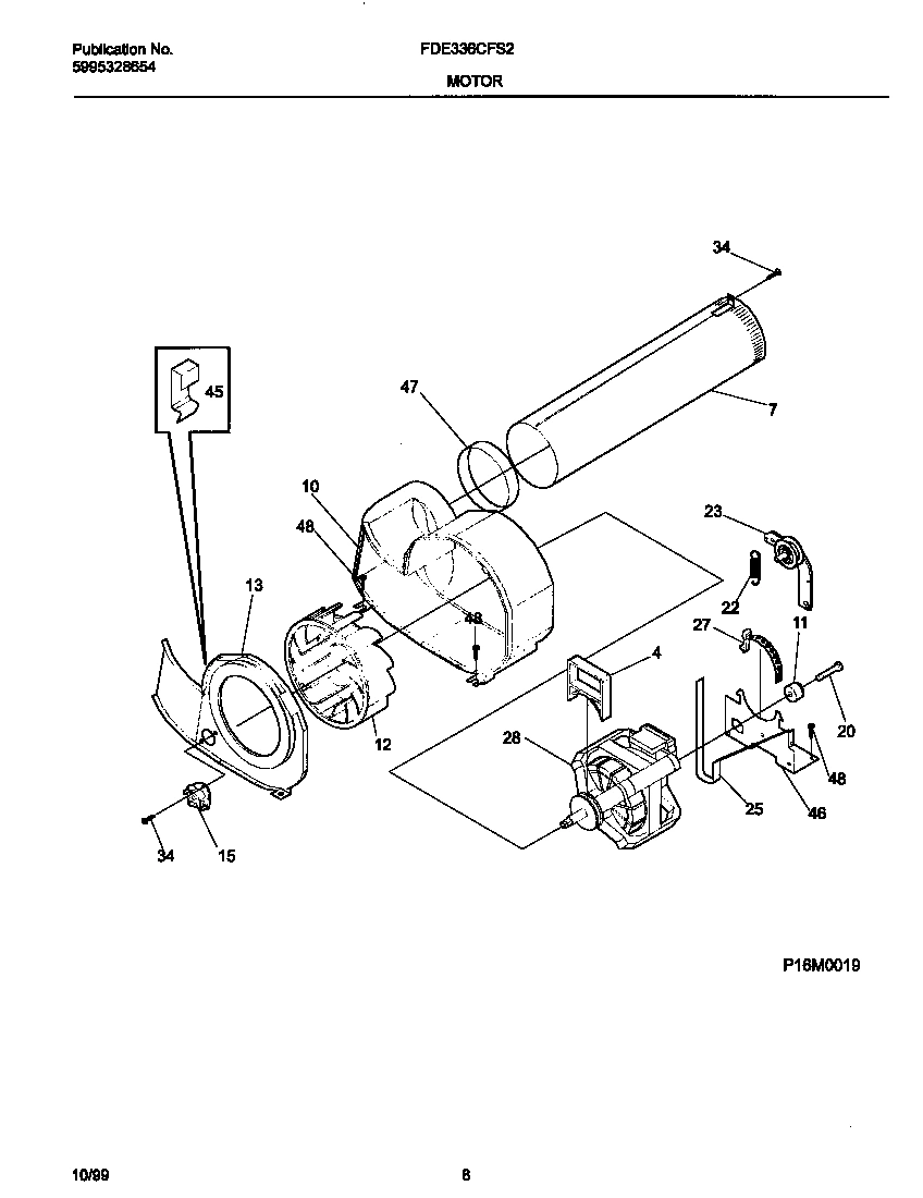 05 - P16M0019 MOTOR,BLOWER