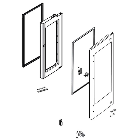 ADC76265712 LG Refrigerator Home Bar Door Ass