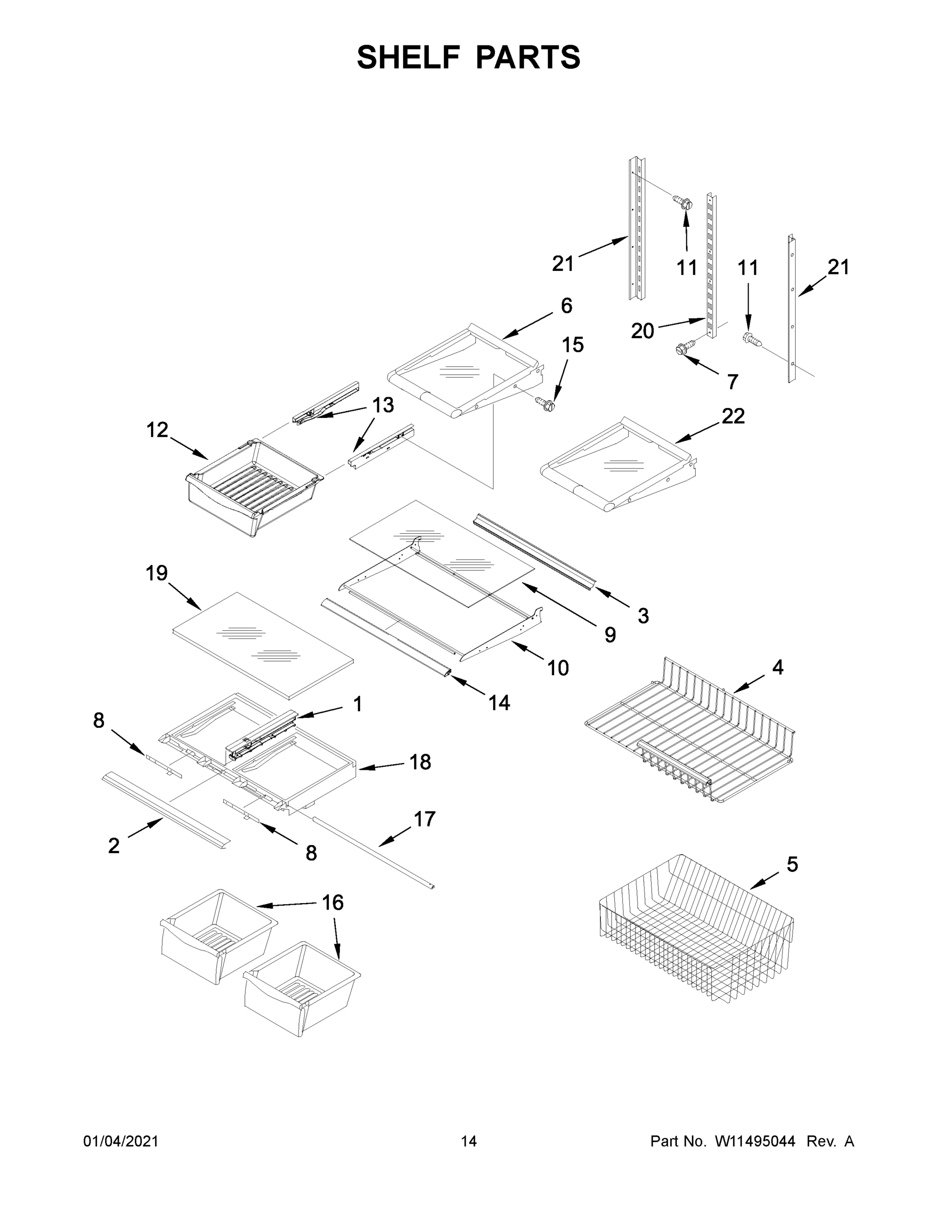 08 - SHELF PARTS