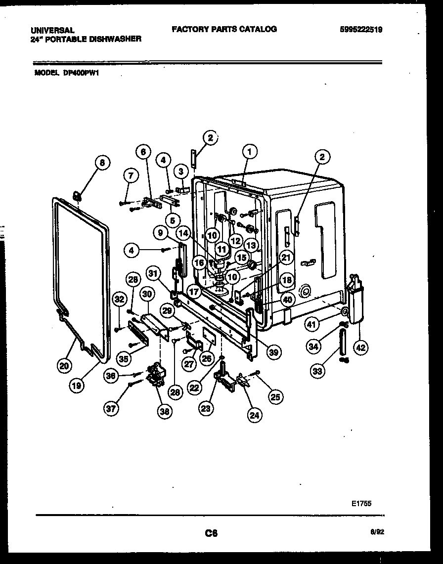 05 - TUB AND FRAME PARTS