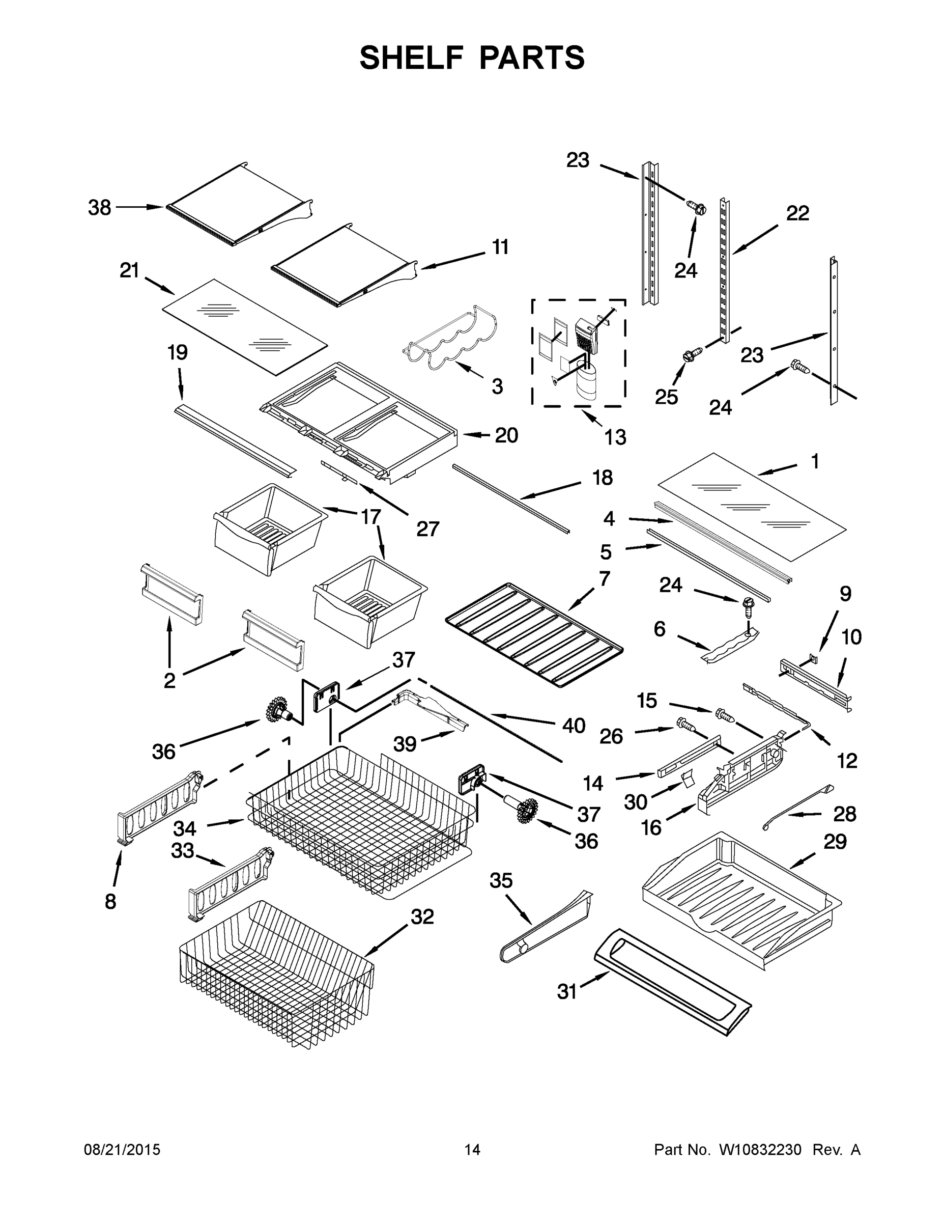08 - SHELF PARTS