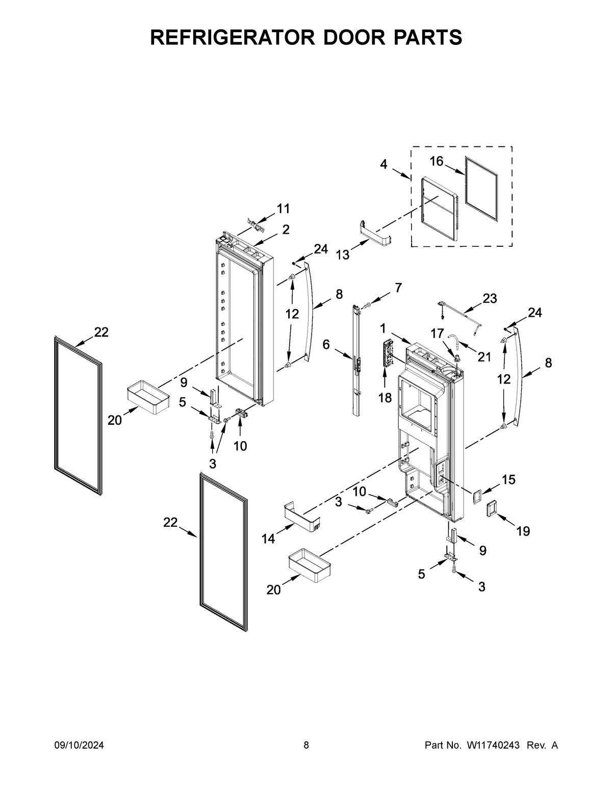 05 - REFRIGERATOR DOOR PARTS