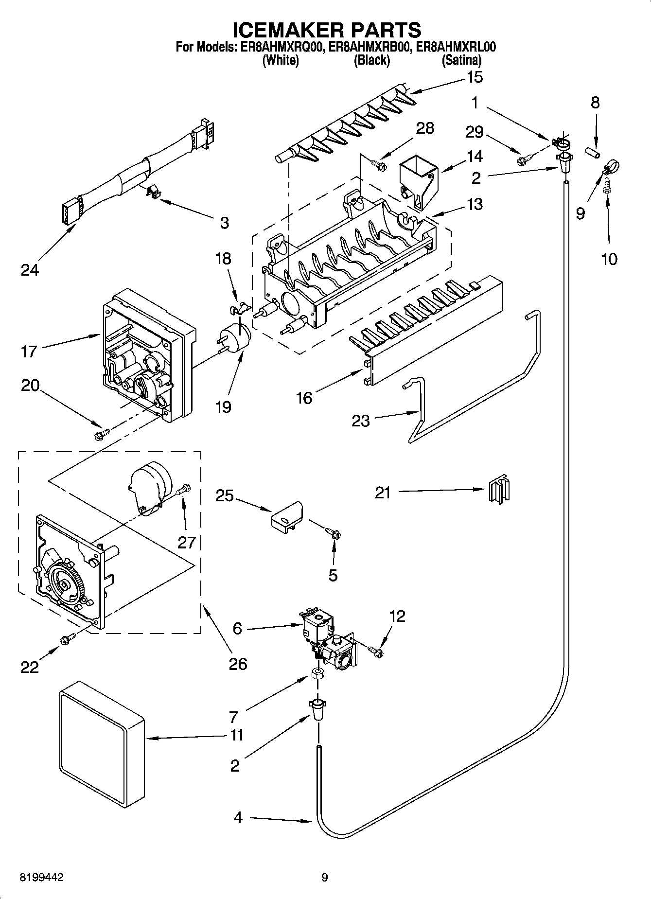 05 - ICEMAKER PARTS